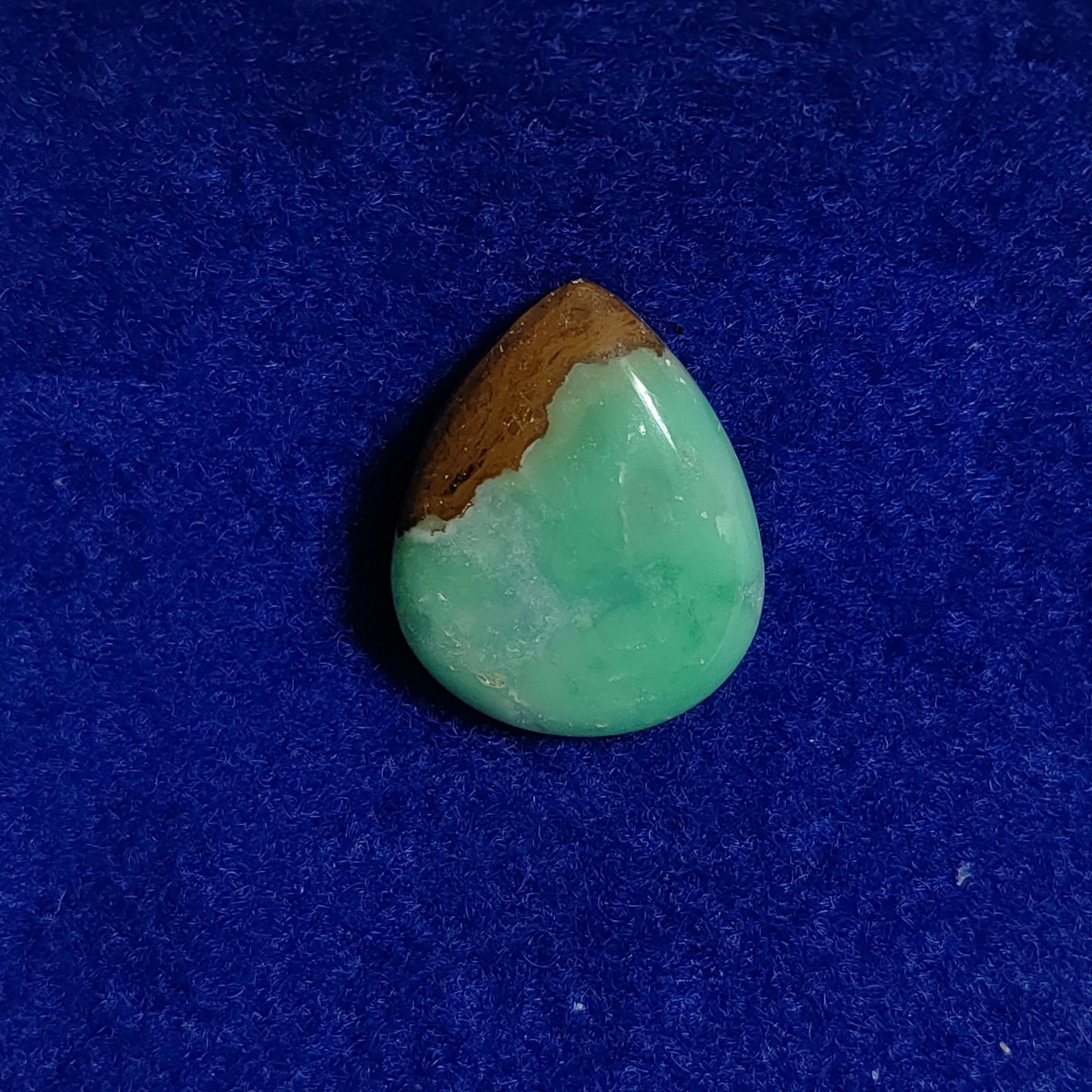 Natural Green Bio Chrysoprase Cabochon Loose Gemstone Jewelry 34 Cts. ME-14058