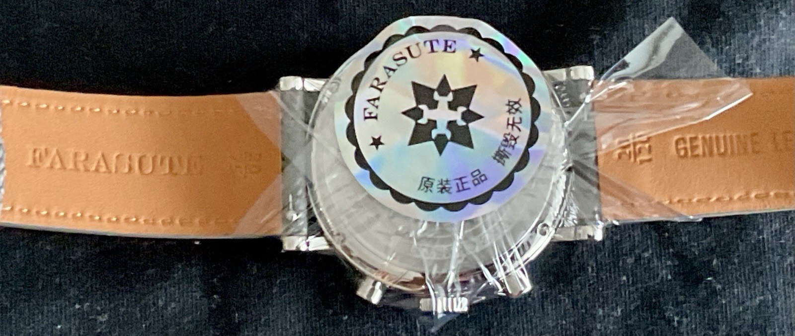 NIB Full Set Farasute Chronograph Two Tone Dial Breguet Hands