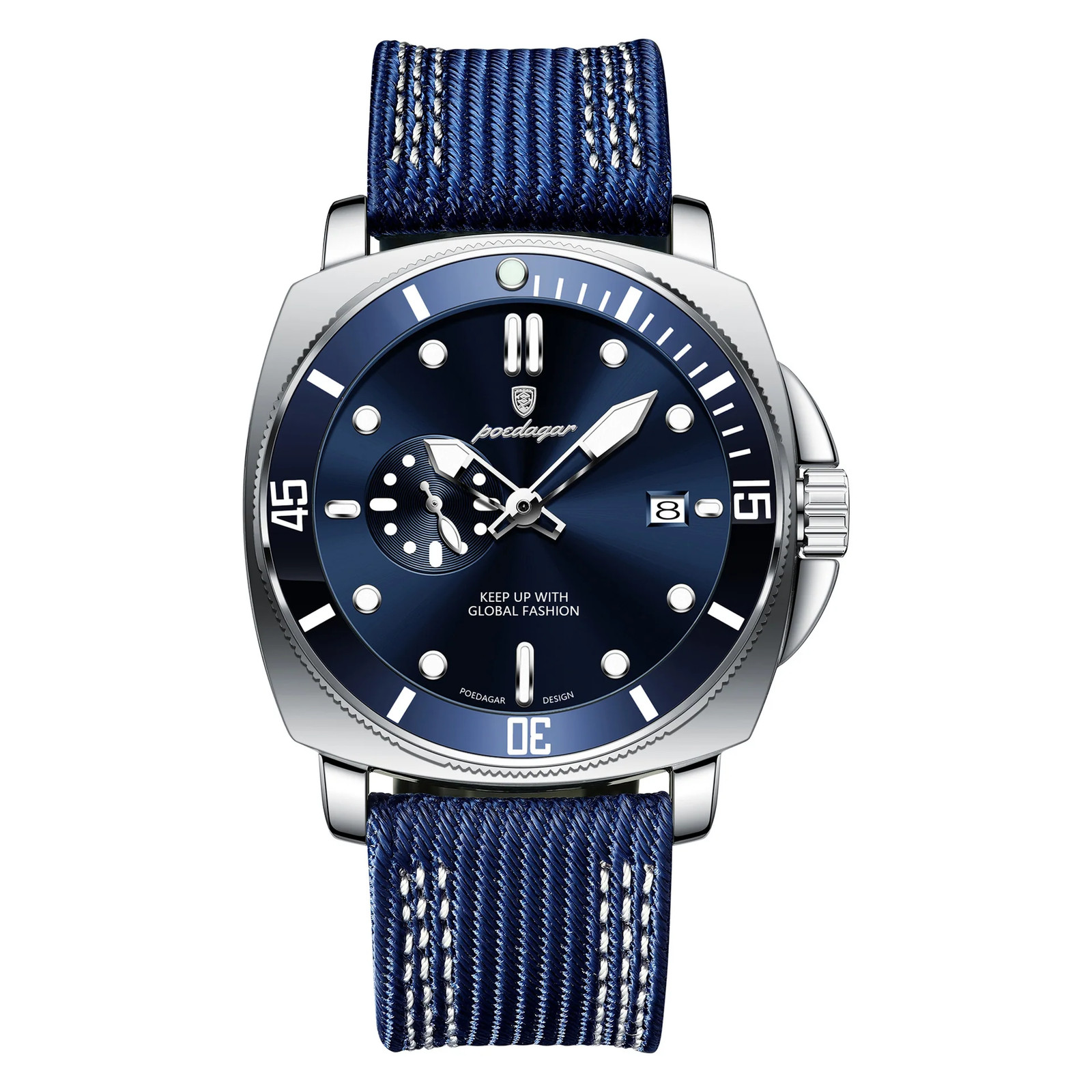 Mens Belt-style Quartz Wristwatch