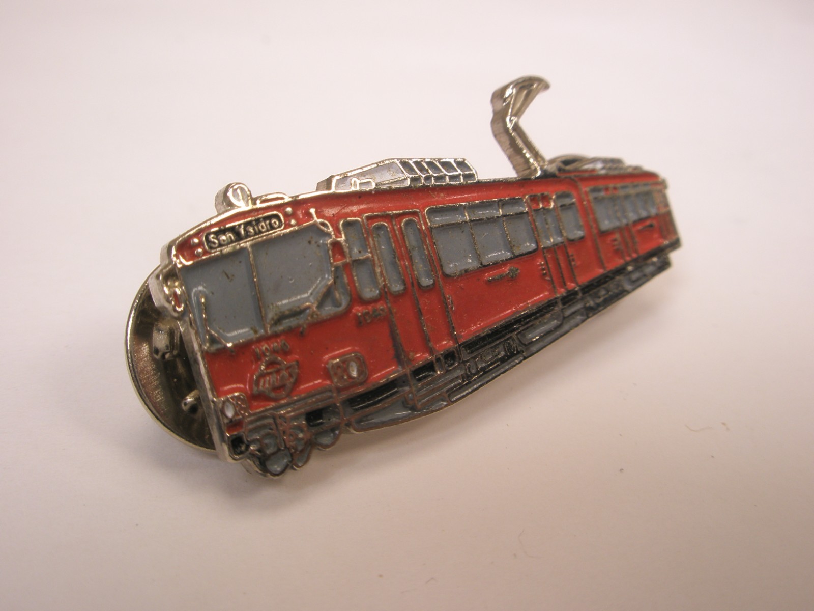 San Ysidro Trolley U2 Light Rail Train Car#1046 Vintage Lapel Pin a05