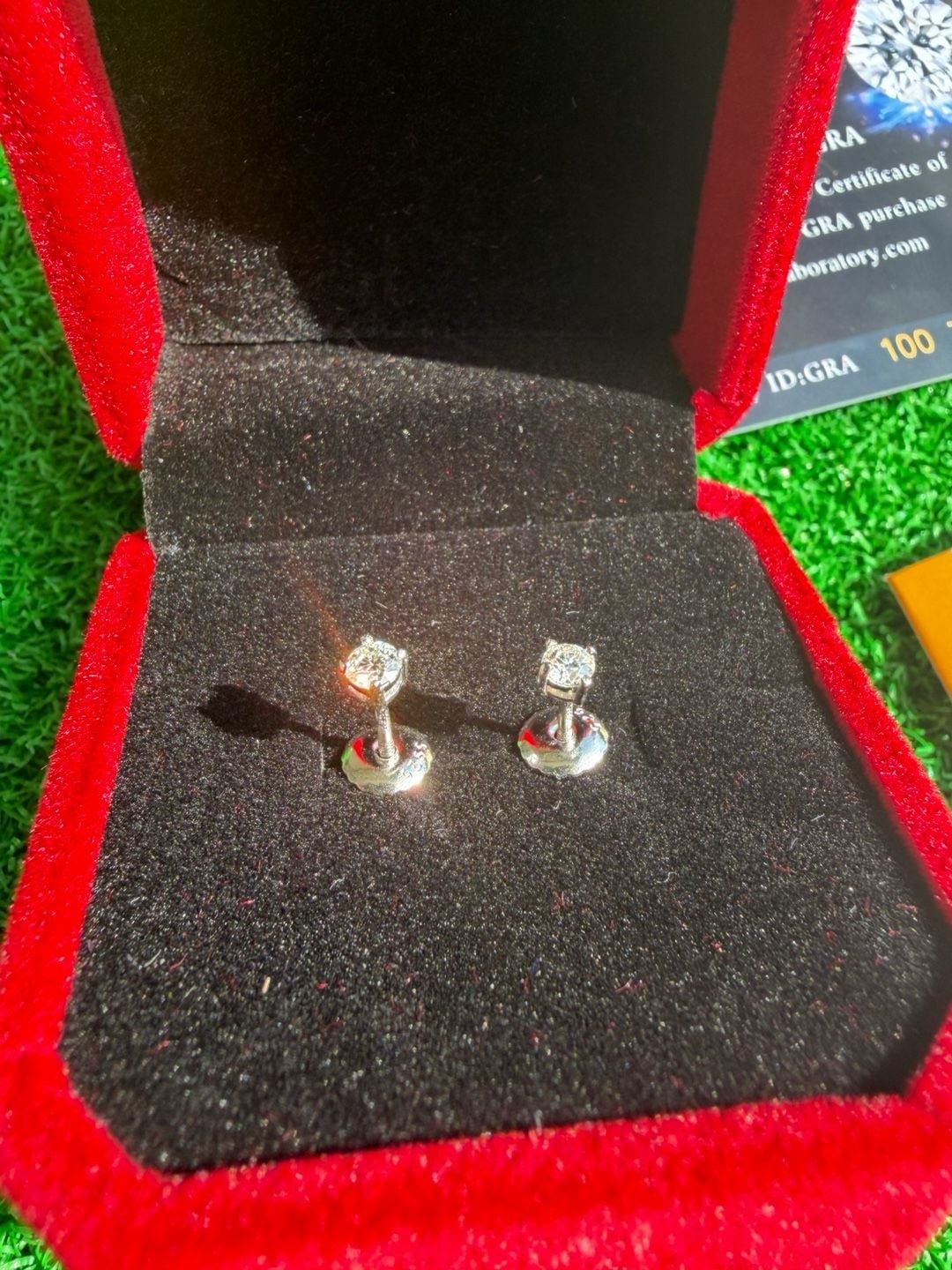 Forever Facets 1/4 CT TW Lab Grown miossanite Earrings, Adult Female – .com,