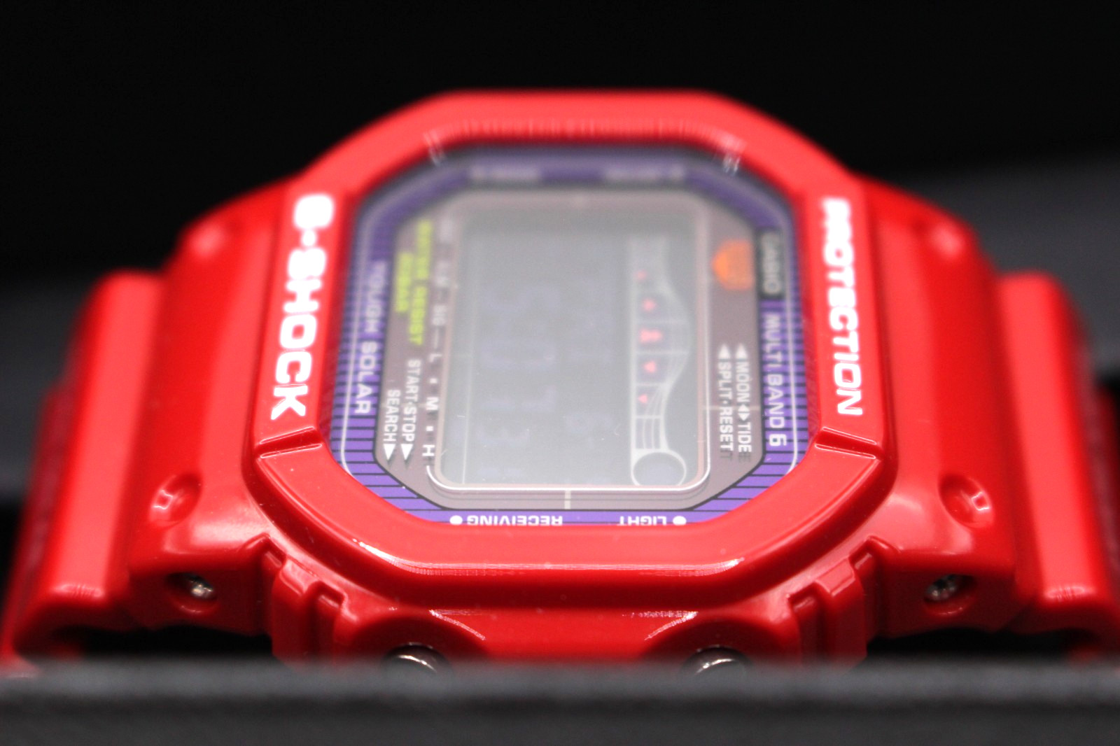 CASIO G-SHOCK GWX-5600C-4JF G-LIDE Tough Solar Radio Digital Men Wrist Watch Red