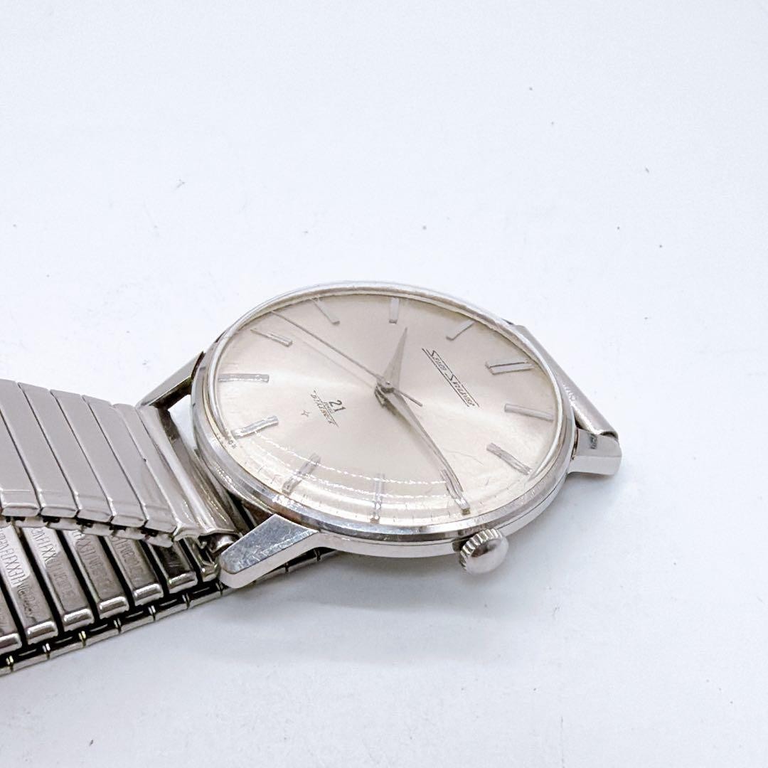 Vintage Seiko Skyliner J15006E 21J Hand-Wind Silver Dial 38mm 1960s Rare Japan