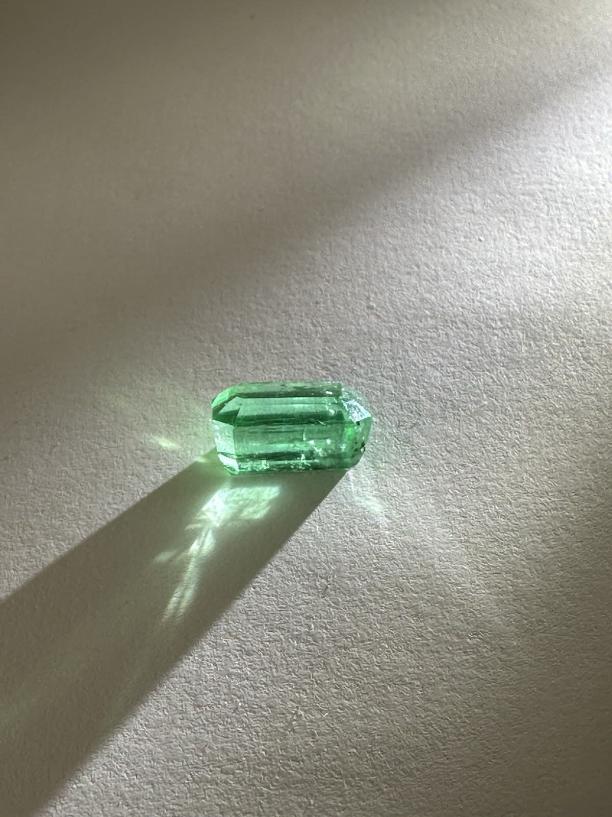 Natural Panjshir Emerald Green Transparent Gemstone 6.65 ct Loose