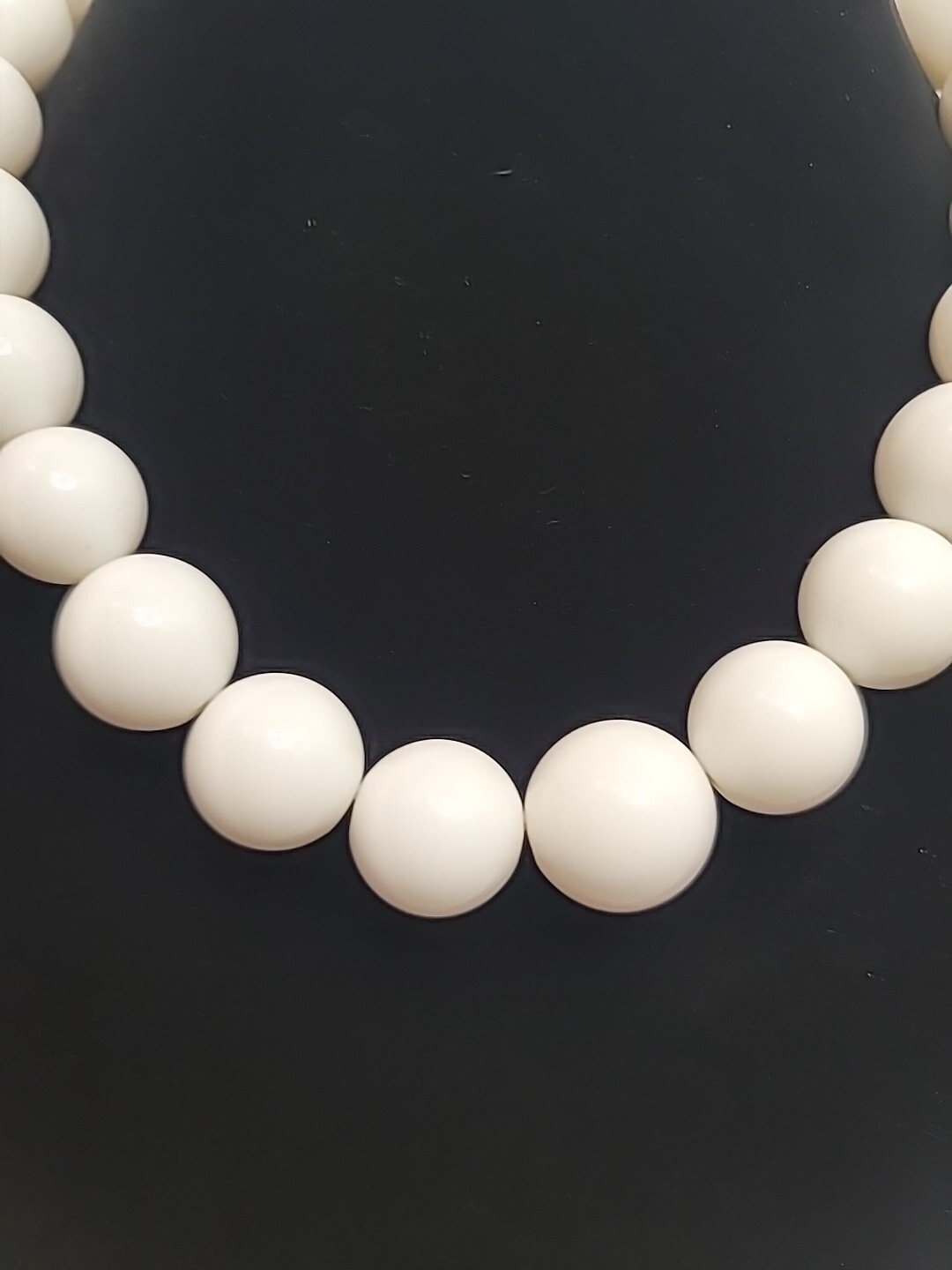 Lot of 3 Beaded Necklaces in Colors Blue, Black, And White – See Description