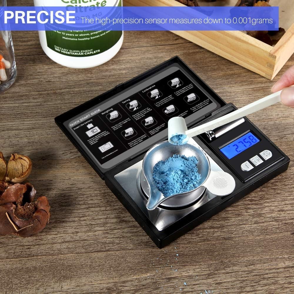 Jewelry Scale Micro Gram Scale Digital 50g Precision Scale with Tare