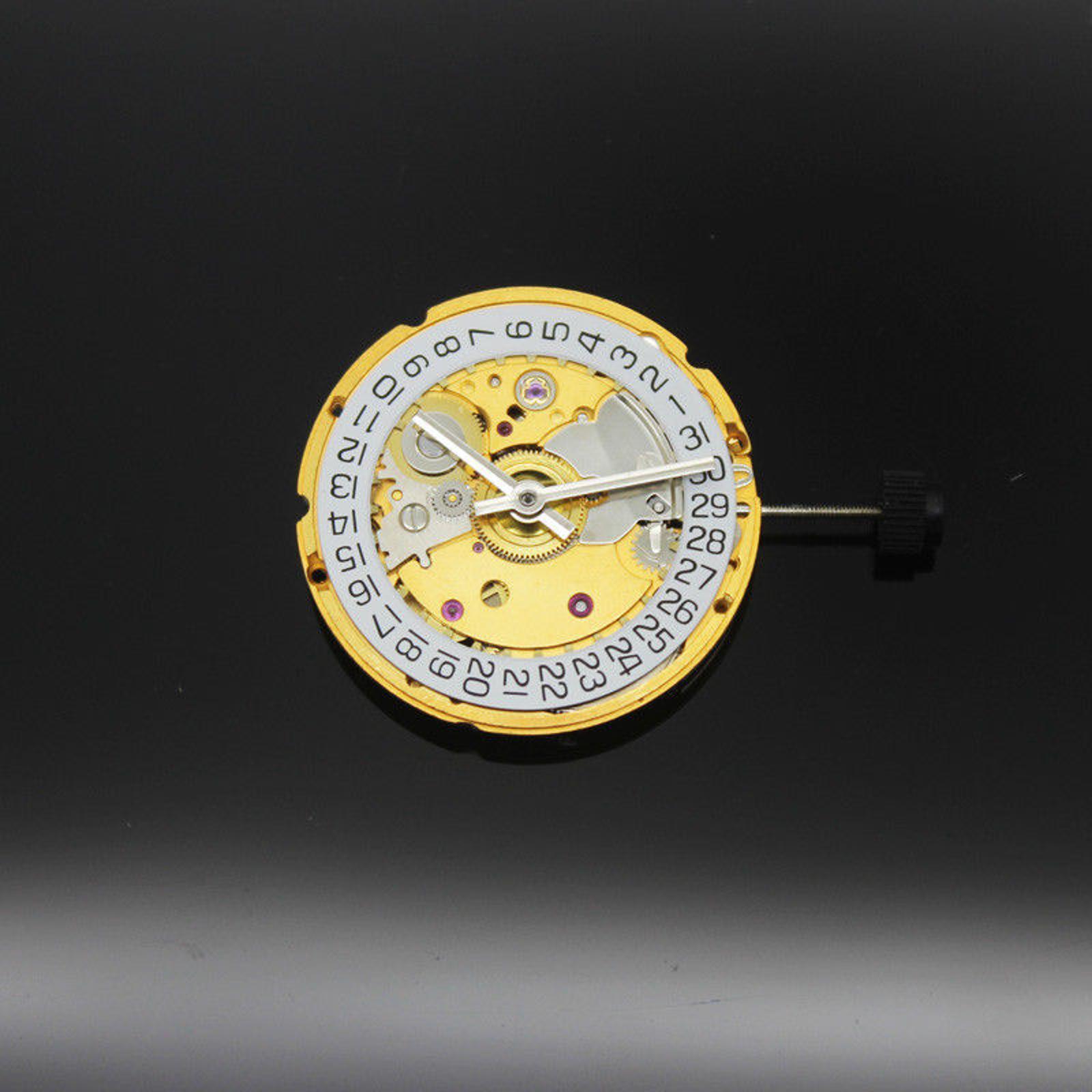 White/Gold Retro Clone 25 Jewels Automatic Watch Movement For ETA 2824 2824-2 B