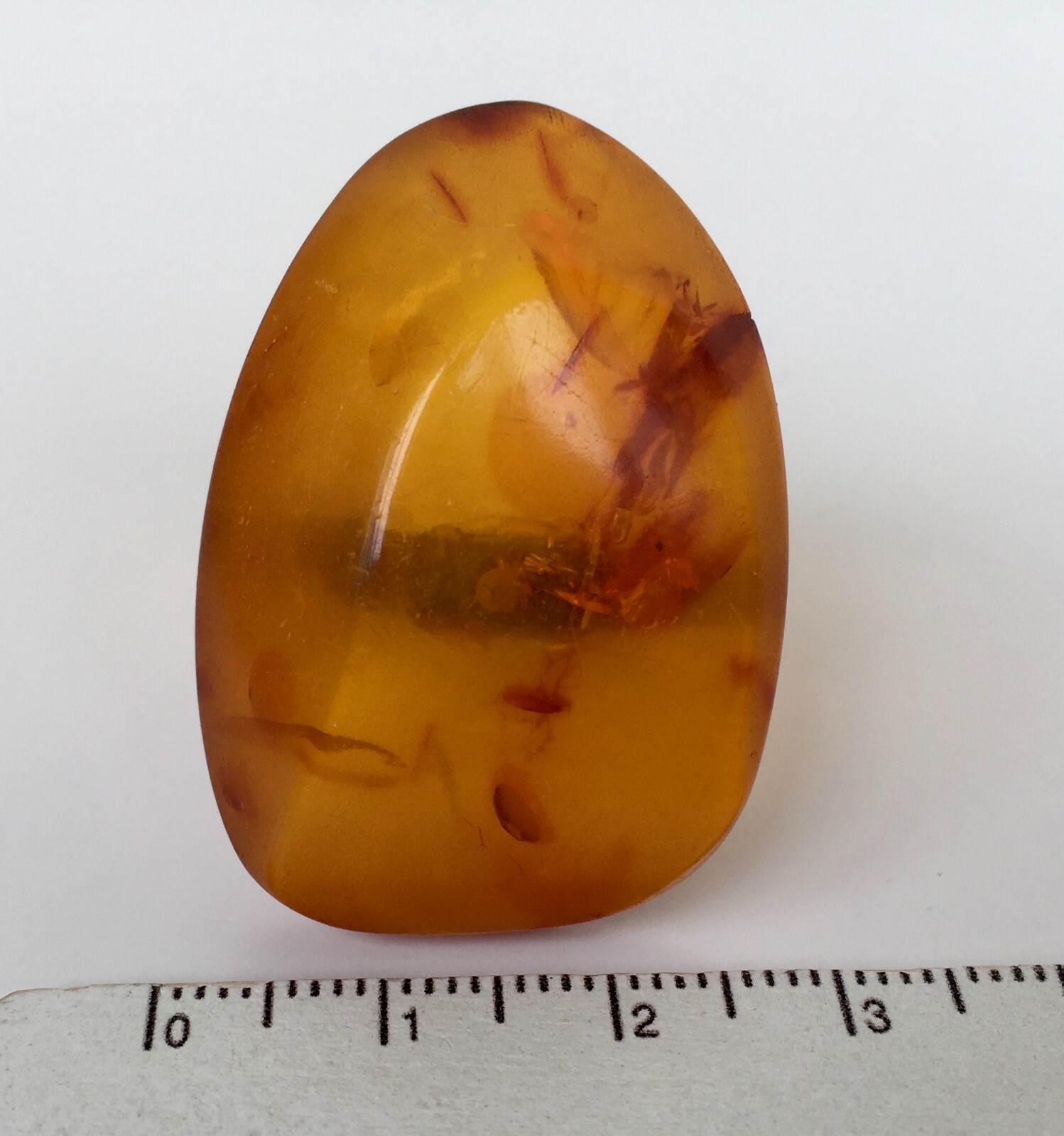 Ring made of Natural Amber Cupronickel USSR period Size 8 18.25 mm 8.86 gr