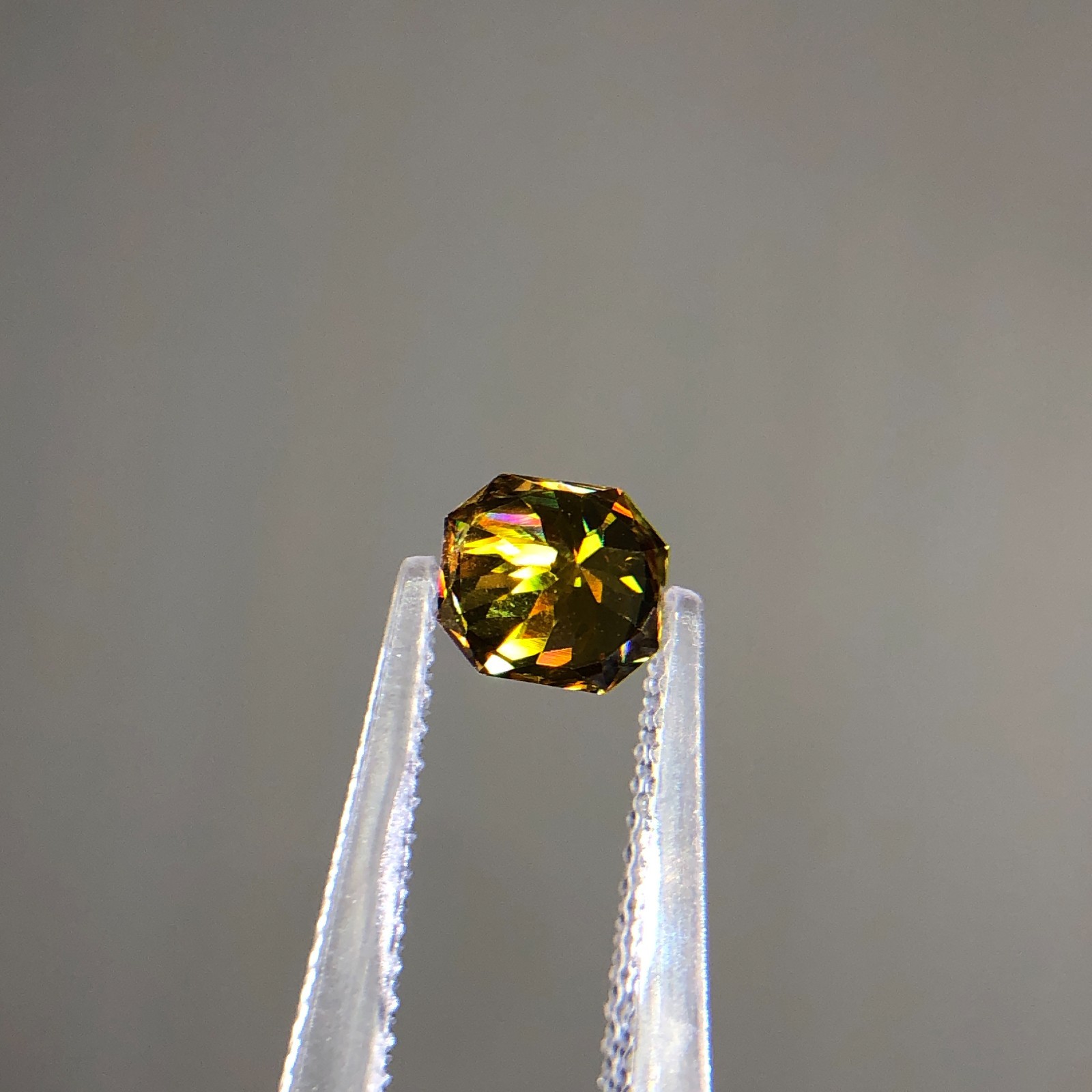 0.90 Carat Natural Full Fire Sphene Titanite Fancy Cut Gemstone For Jewelry