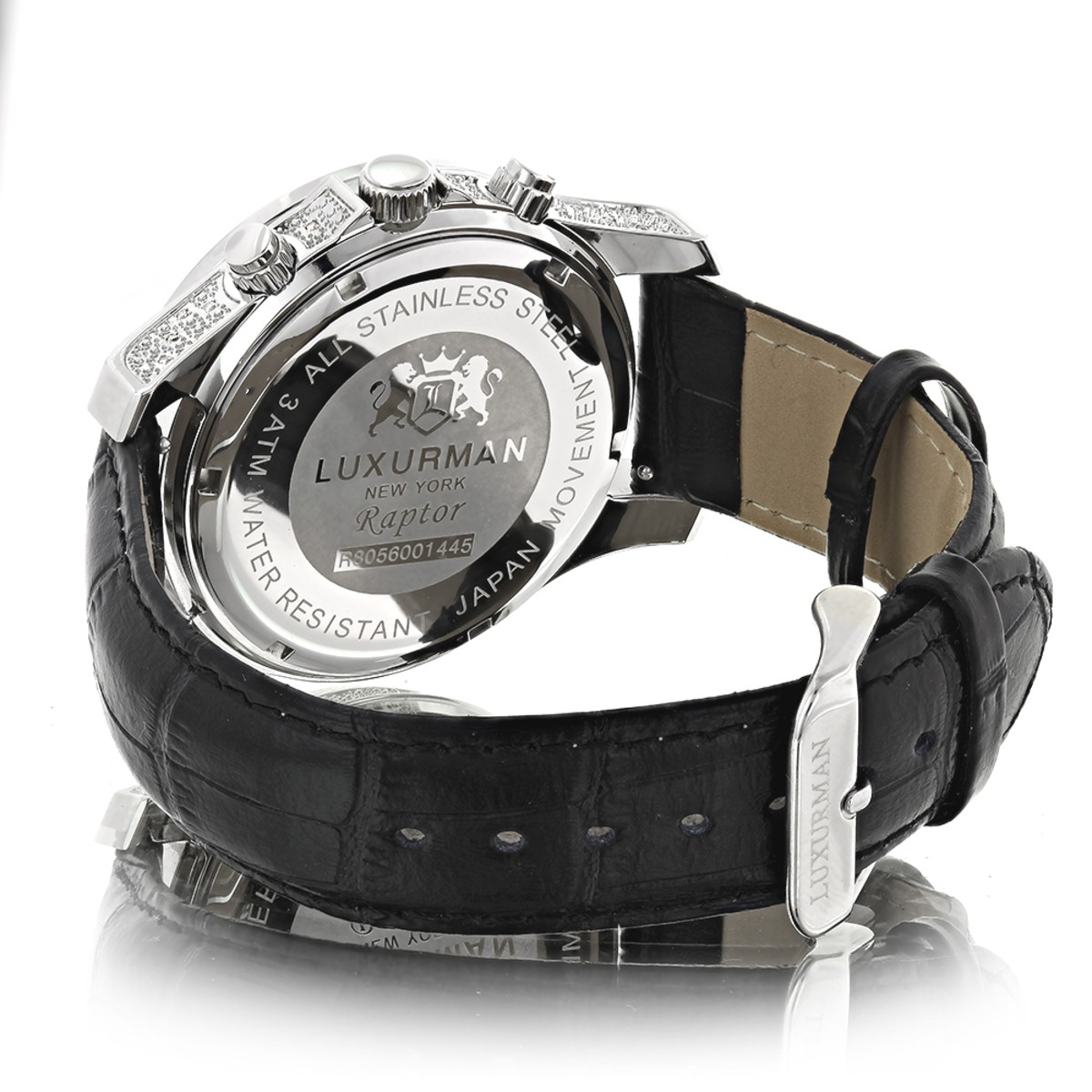 Luxurman Men’s Diamond Watch 0.50 ct Freeze
