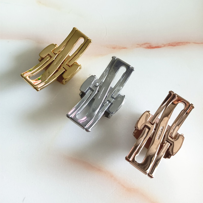 Stainless Steel Folding Clasp Butterfly Buckle 16 18 for Patek Philippe Aquanaut
