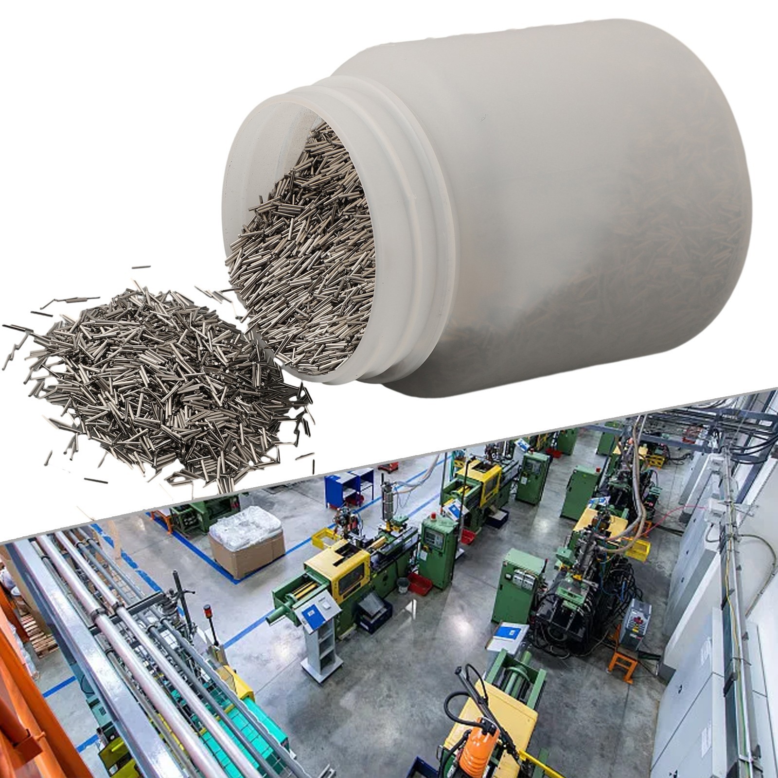 Polishing Needle Magnetic 304 Stainless Steel 5mm For Grinding Machine Equipment
