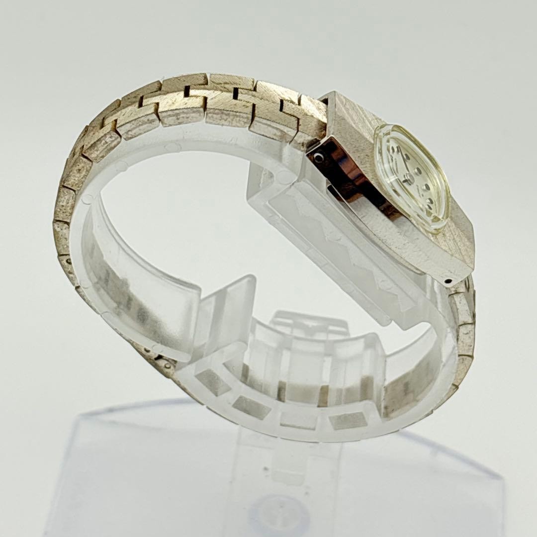 Seiko Ladies Silver Manual Wind Watch 21J Rare Vintage Used