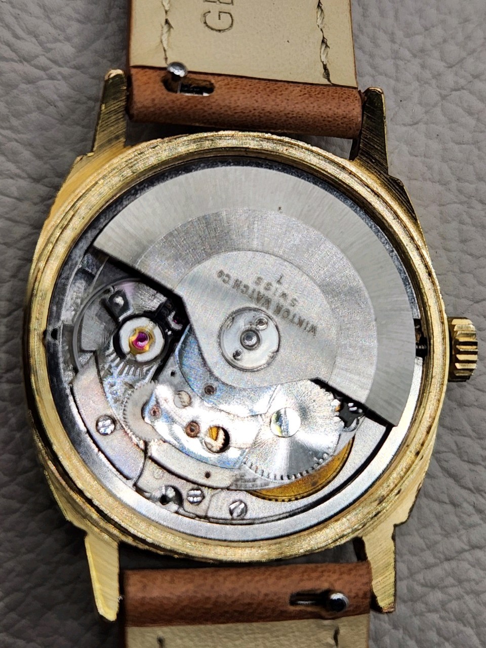 Vintage Men’s Meyer Automatic Swiss Watch Keeps Very Good Time 31 mm Case