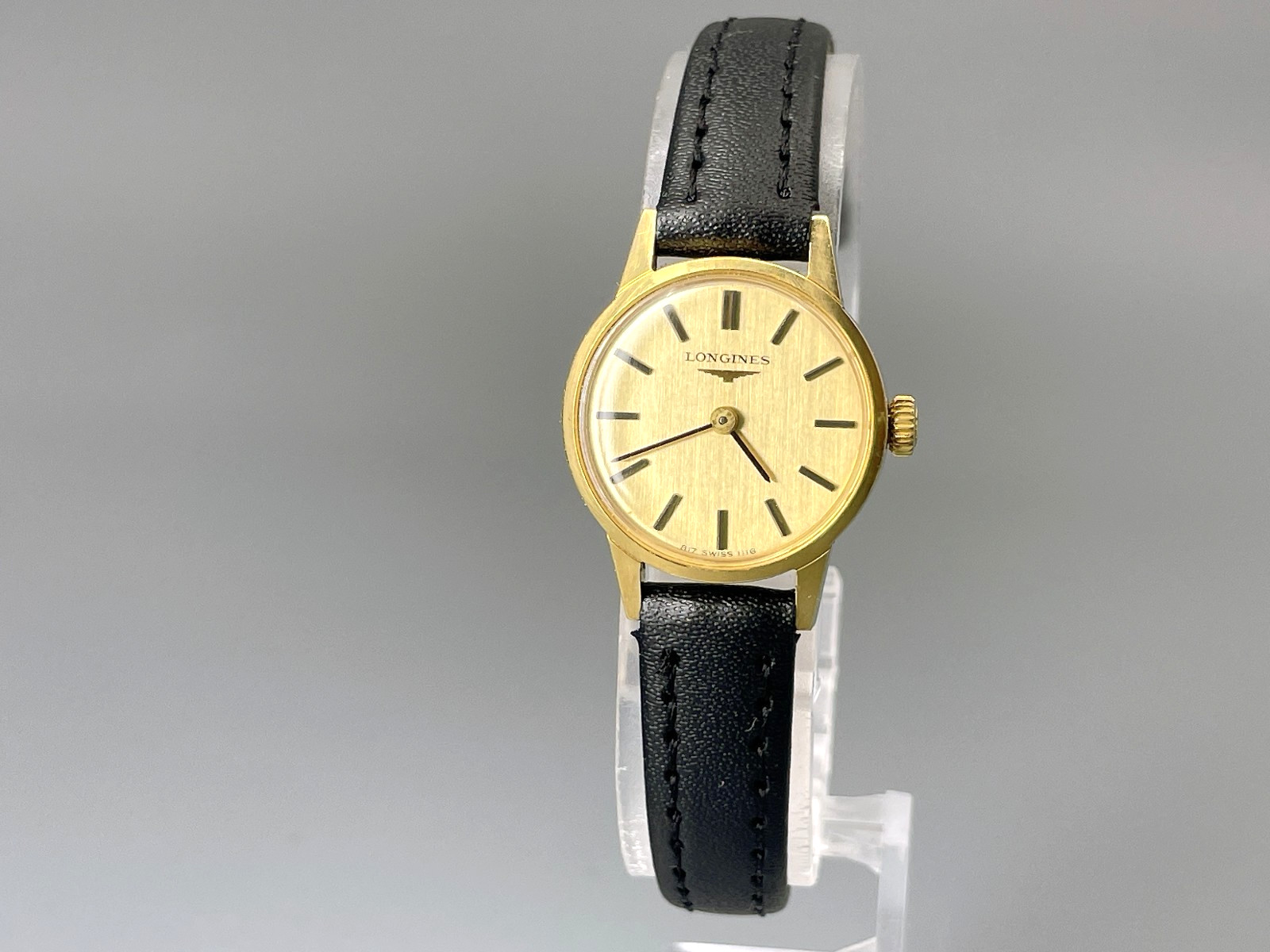 Vintage 1970s Longines 817 1116 Ladies manual Winding 22mm Watch Gold -US Stock