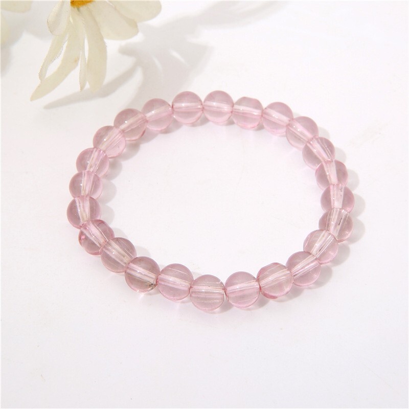 4mm-10mm Natural Gemstone Beaded Stretch Bracelet Crystal Healing Reiki Gifts
