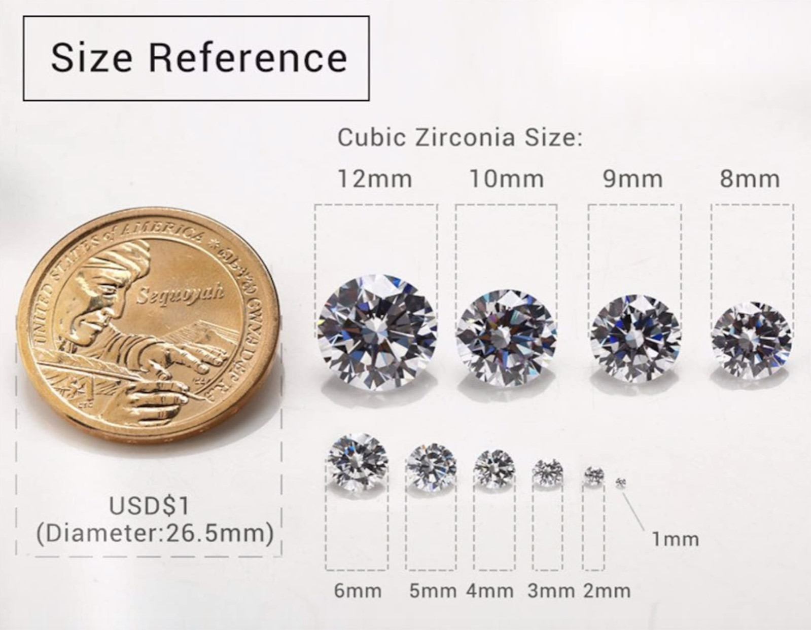 Cubic Zirconia Red Garnet Round AAA Wholesale CZ Loose Stones (1mm – 17mm)