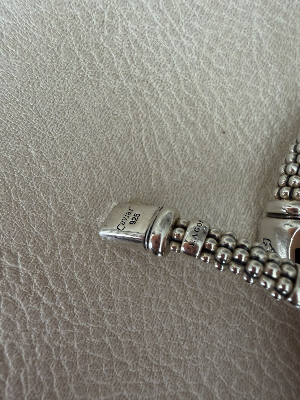 Lagos Caviar Sterling Silver Station Bracelet