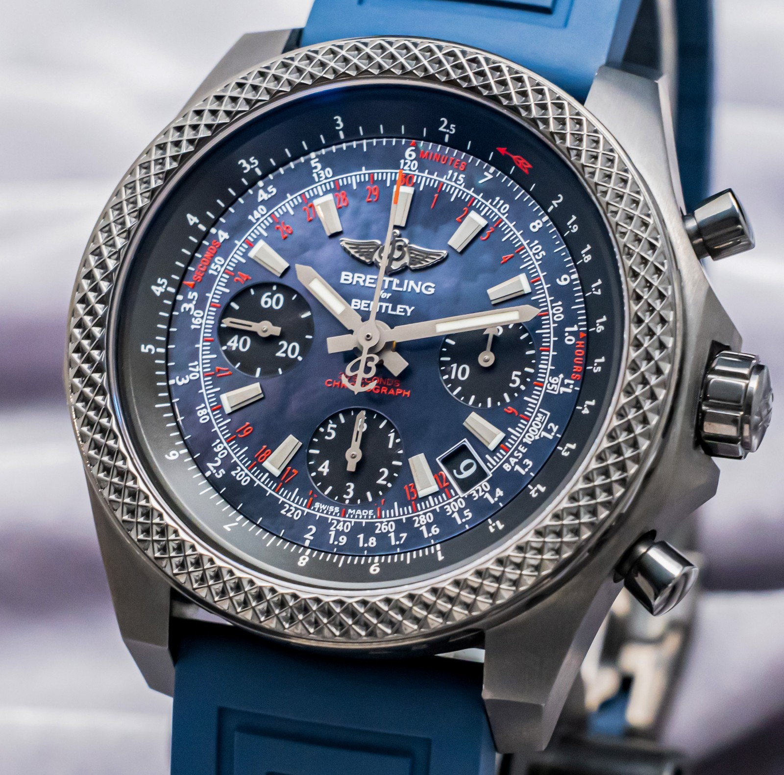 Breitling Bentley B06 S Midnight Limited Edition Blue MOP Dial 44mm MB0612