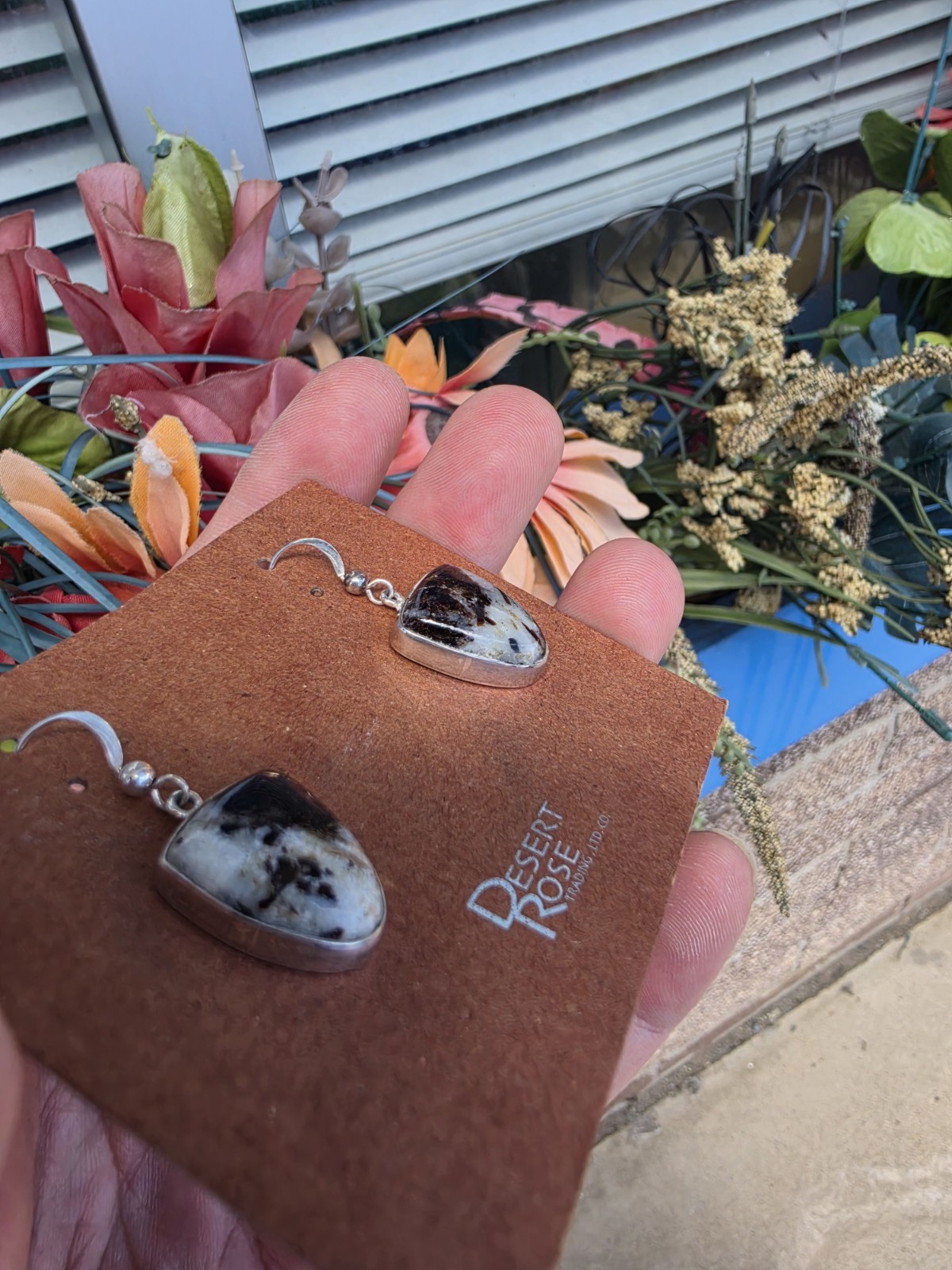 MINE FINDS BY JAY KING DTR Astrophyllite Sterling Silver Earrings