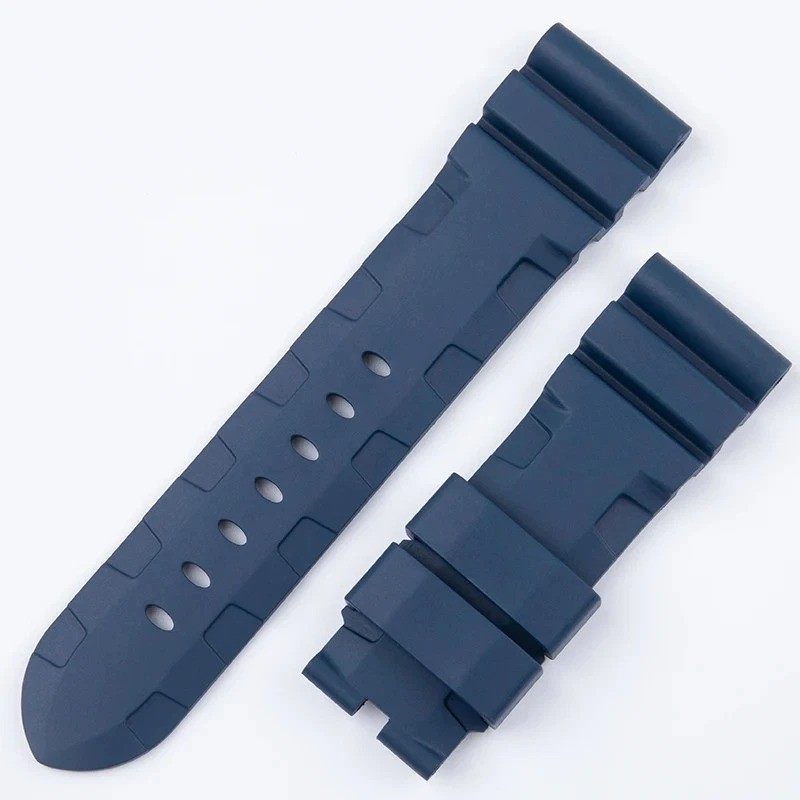 22mm 24mm 26mm Rubber Watch Strap FKM Band For Officine Panerai Series