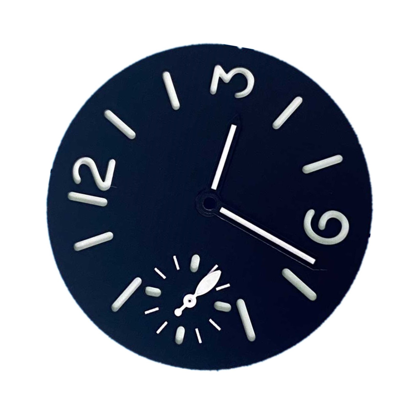 34.5mm Luminous Watch Dial With Watch Hands For ETA 6497 ST3600 Movement Kits