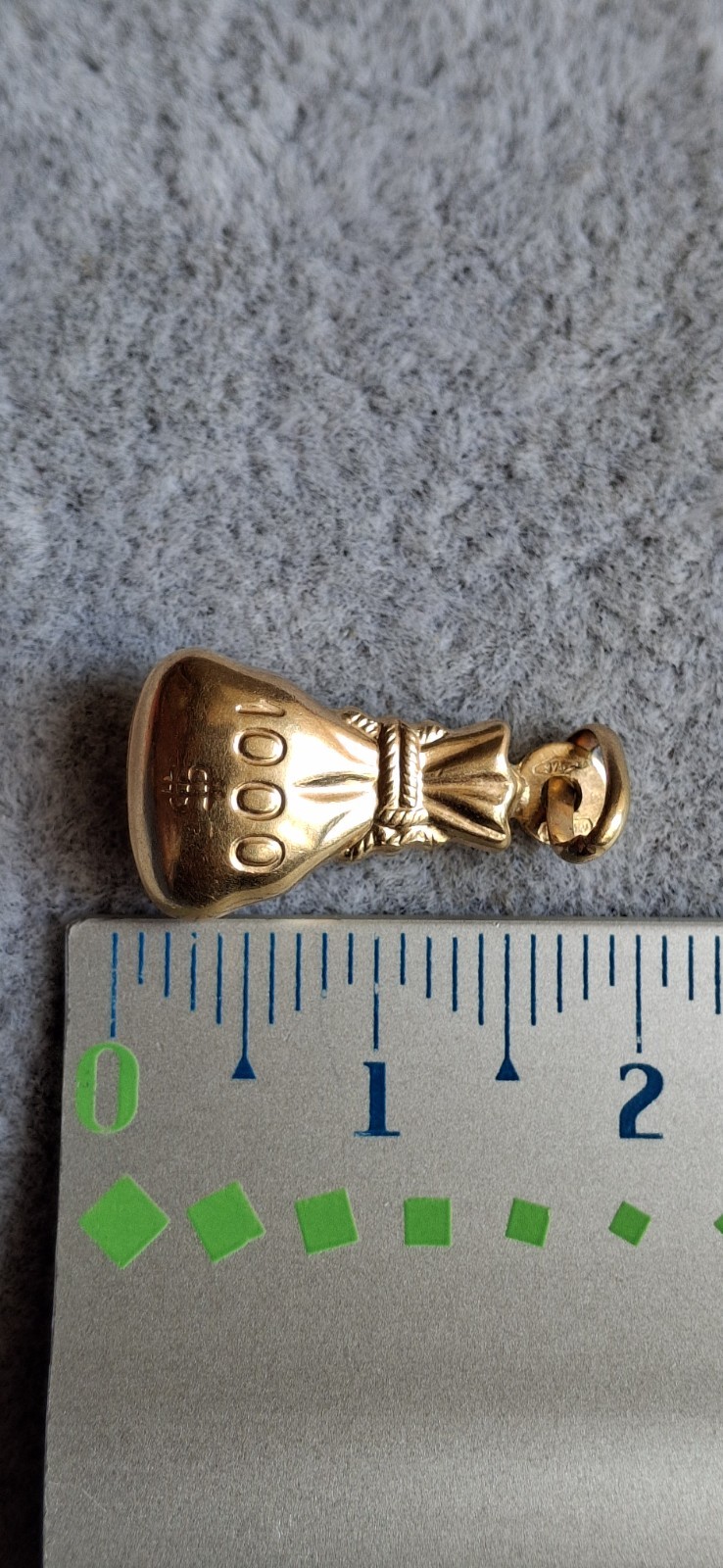 Vintage 9ct Gold $1000 Pendant Charm