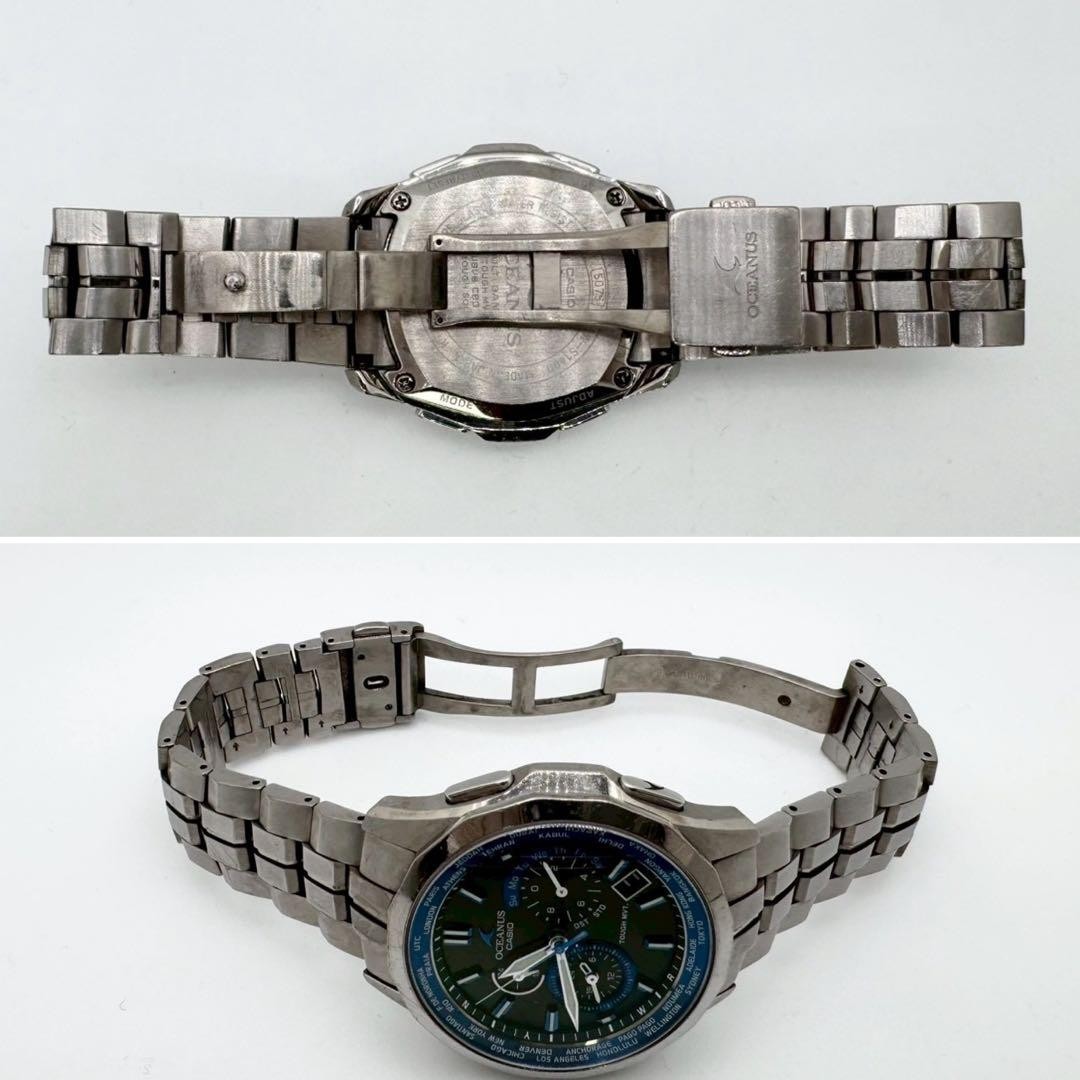 Casio Oceanus OCW-S1400 Tough Solar Titanium Sapphire Glass Wristwatch