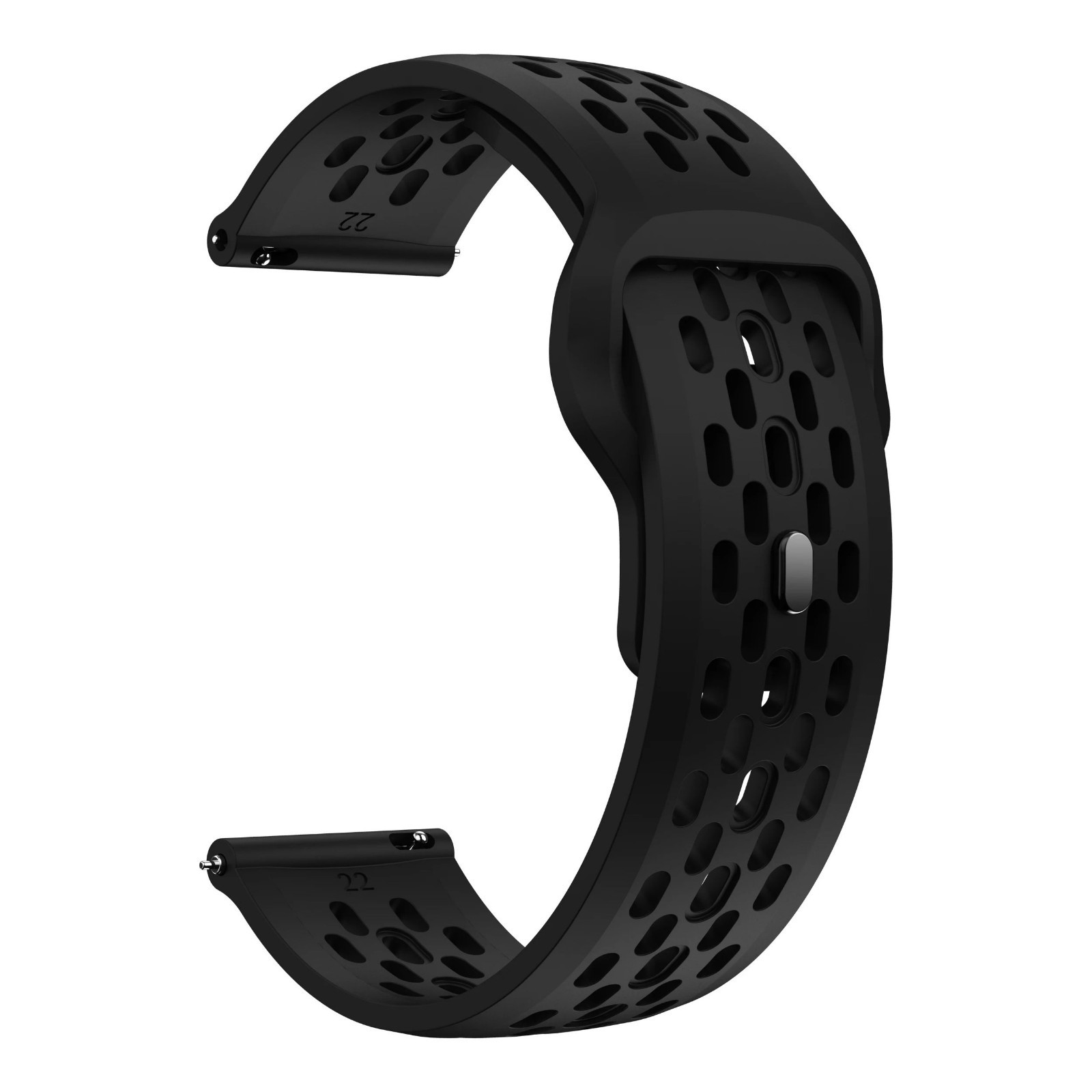 18mm 20mm 22mm Breathable Silicone Sport Watch band Silicone Strap
