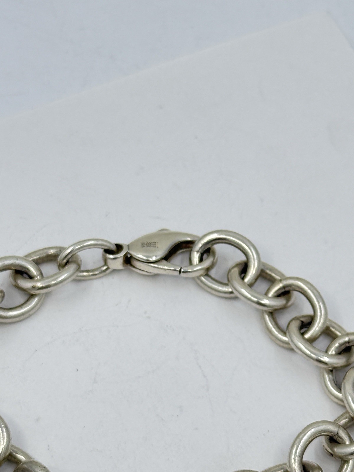 James Avery Sterling Silver Charm Bracelet Texas Turtle Dog 6.5” 36.3g 7”