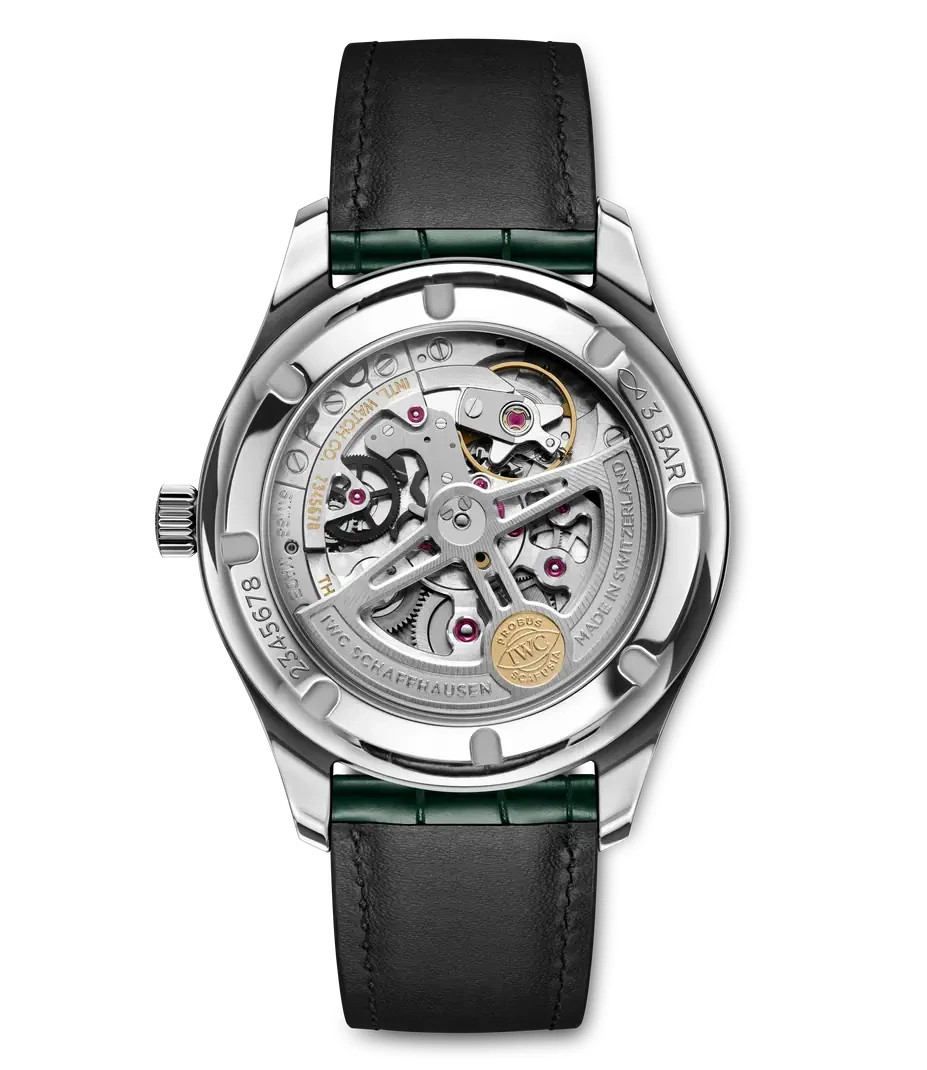 New IWC Portugieser Automatic 40 Green Dial Green Crocodile Strap Watch IW358310