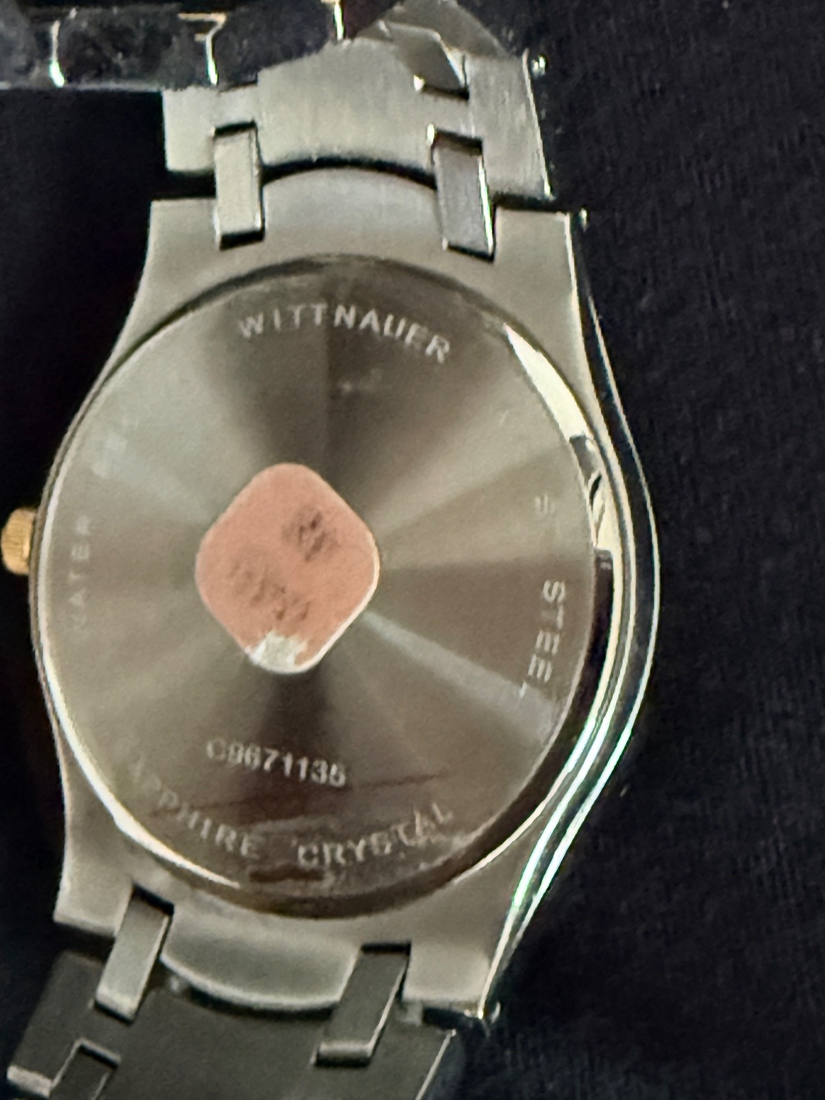 Wittnauer Men’s Montserrat Collection White Face SS Diamond Watch 12D01