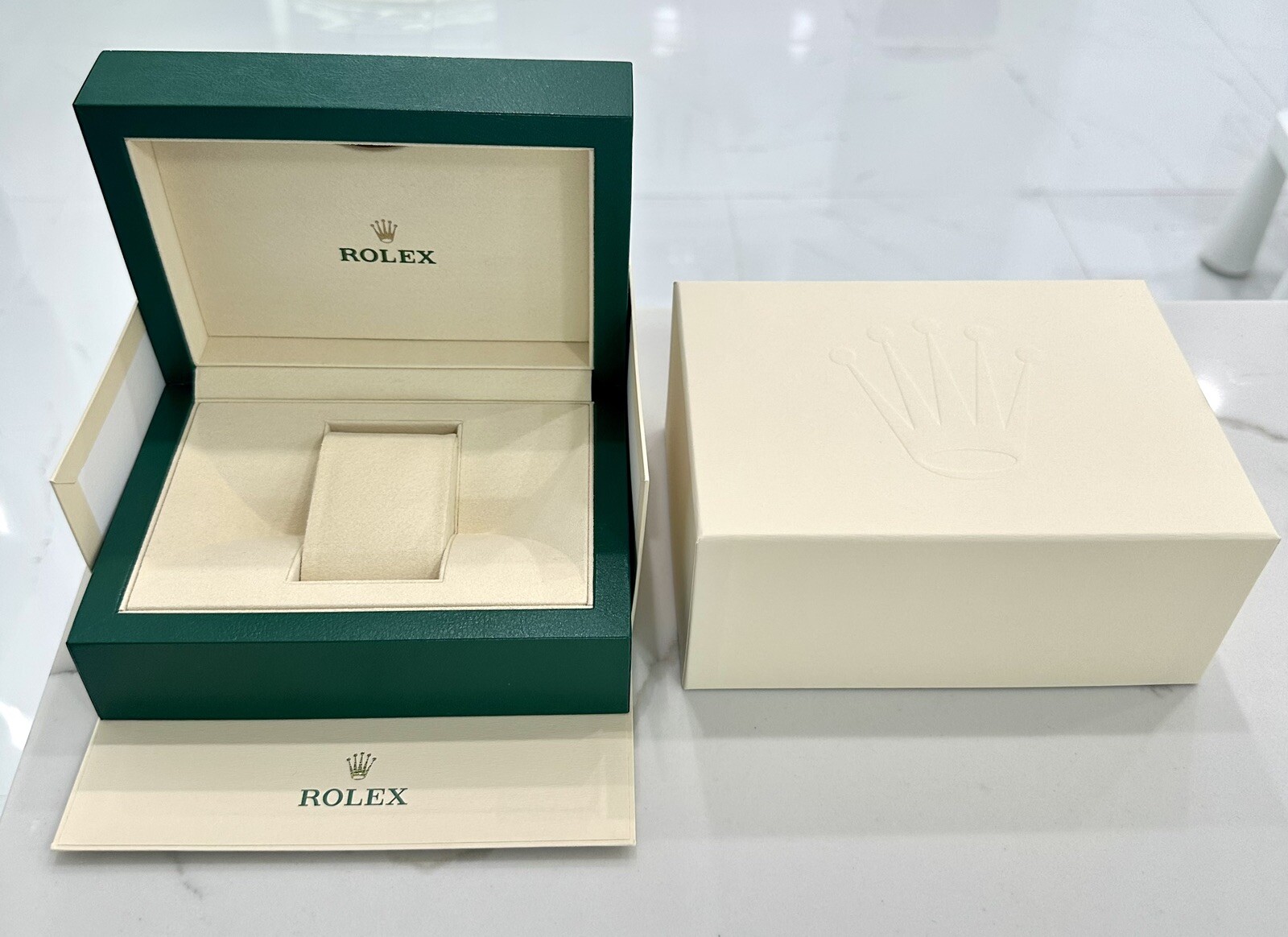 Authentic NEW STYLE ROLEX Sea Dweller Watch Box FULL SET 126660 126600 NEW