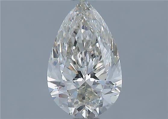 Pear Cut 0.90 CT Cert. GIA Natural Mined Diamond Loose J color VS2 clarity
