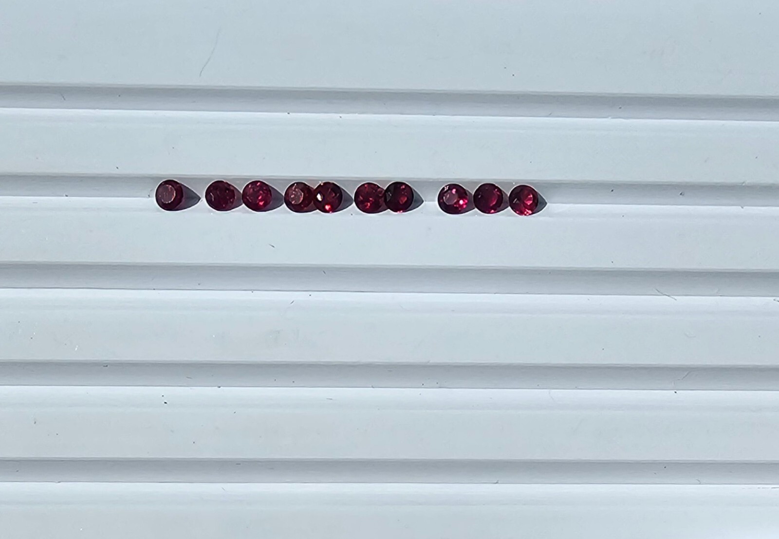 Rubys Set of 10 pieces Loose Gemstones