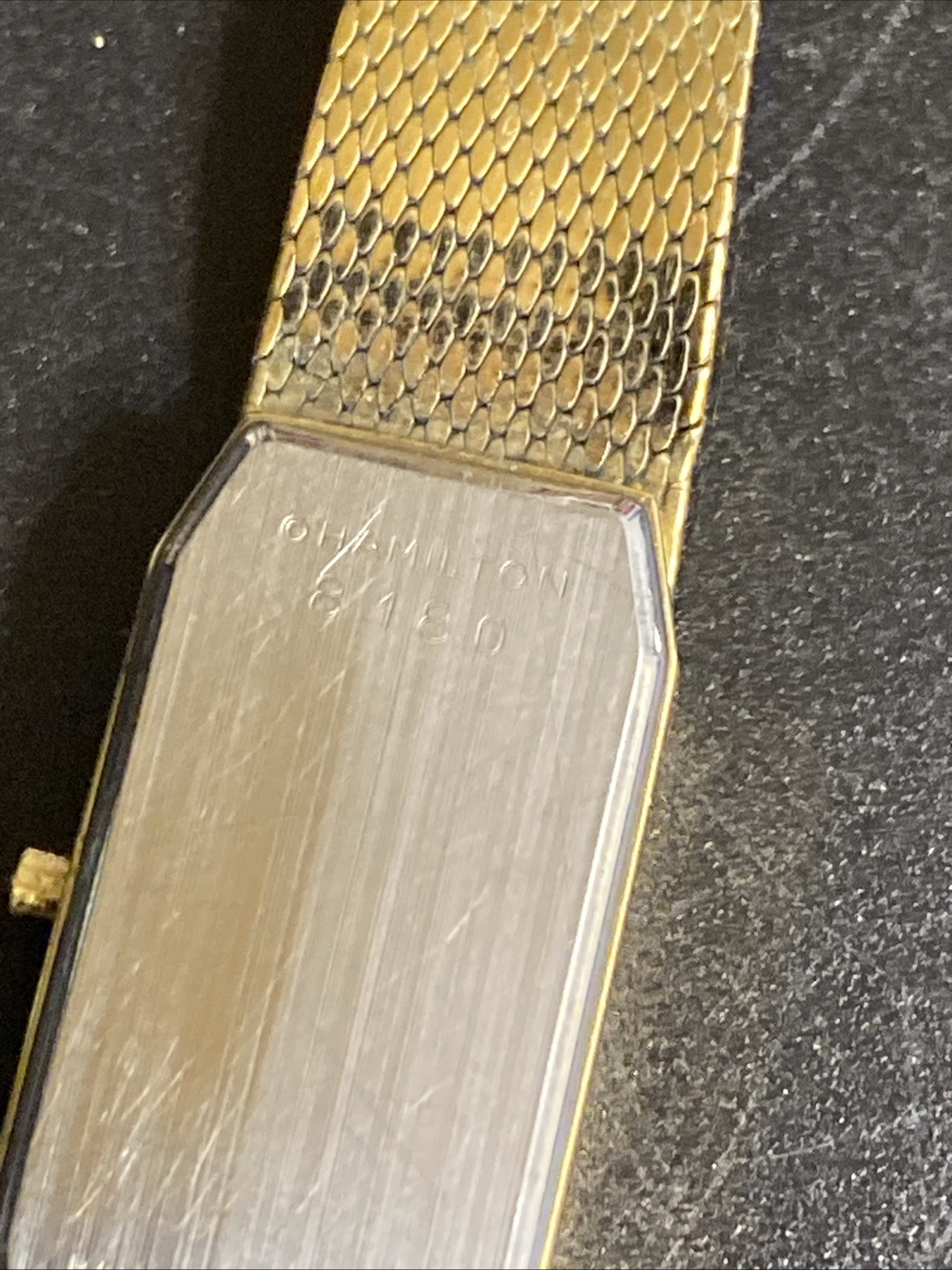 Hamilton Saville Watch Beautiful Milanese Bracelet 8180 Parts Only None Running