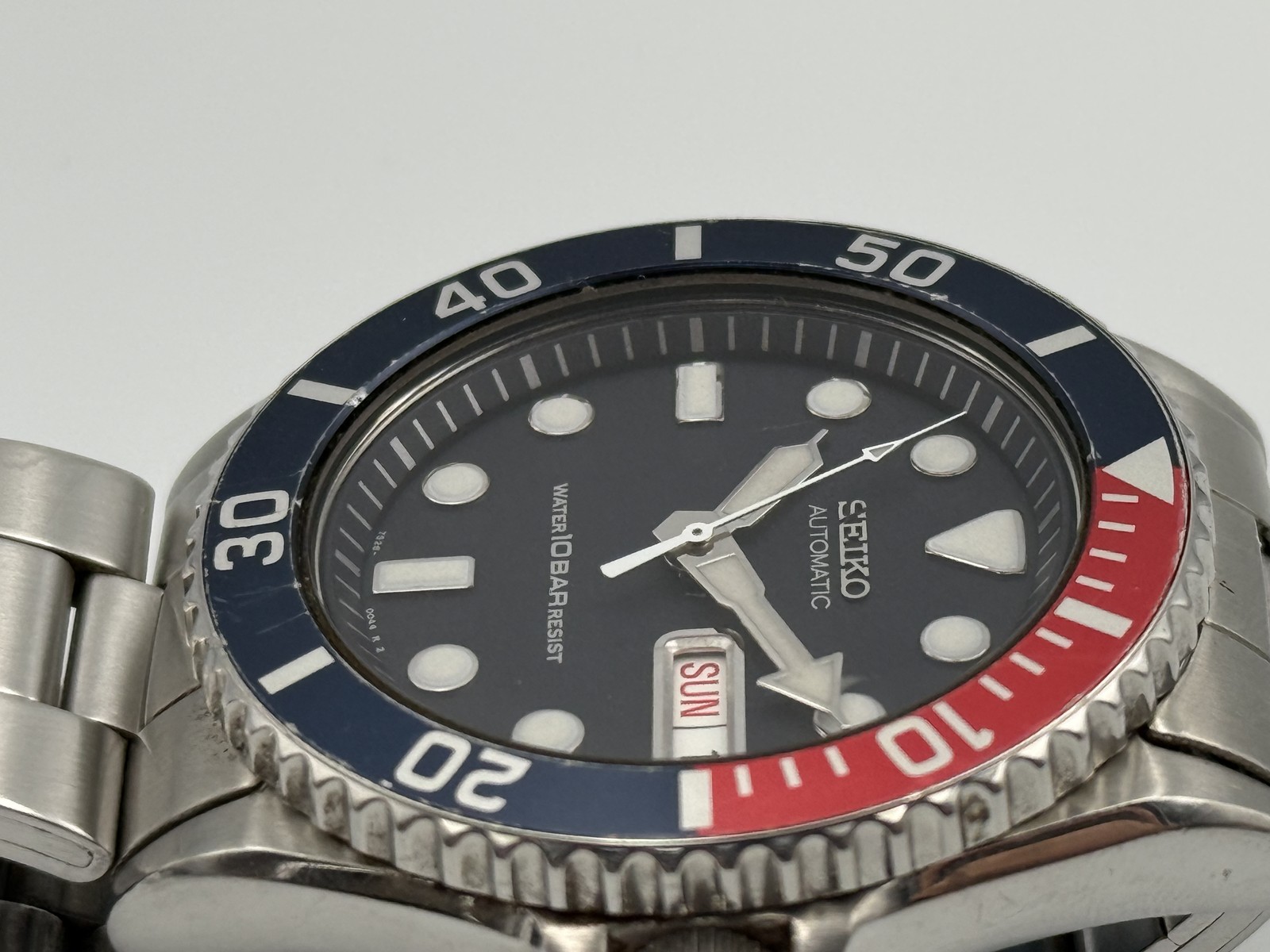 SEIKO 7S26-0040 Pepsi Bezel Automatic Navy Dial Men’s Watch Japan