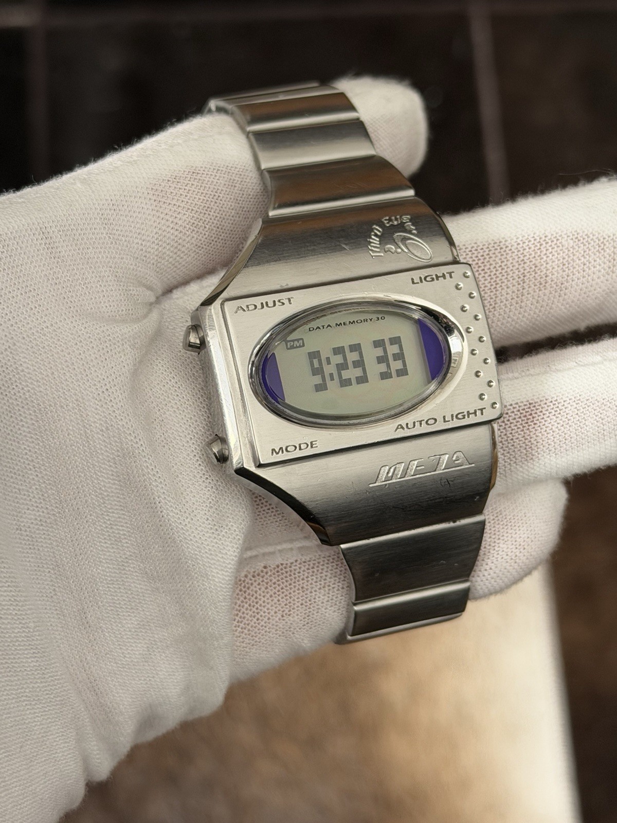 Rare Vintage Casio Meta Third Eye ME-100 Men’s Digital Sports Watch JDM 1990s