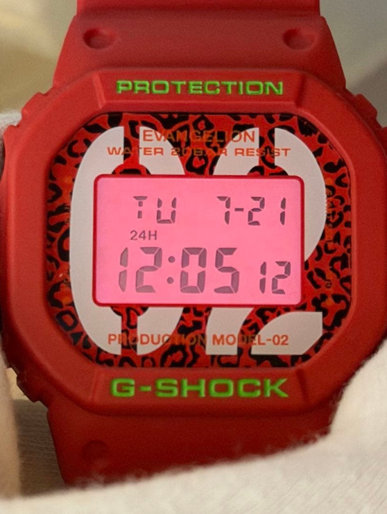 Neon Genesis Evangelion & G-Shock Collaborated New Watch【EVA-02 The Beast Model】