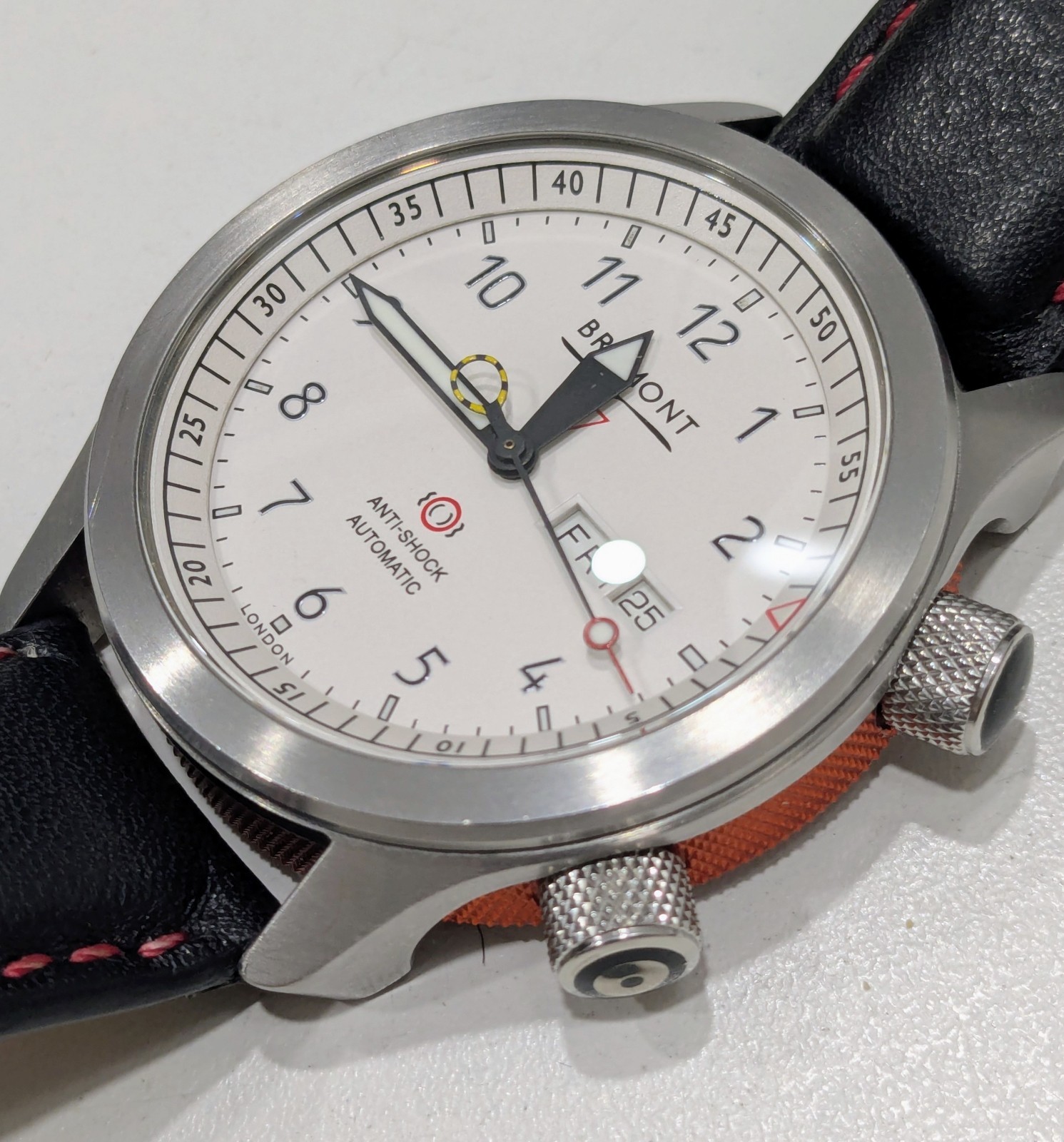 Bremont Martin Baker II Mens Watch 43mm Orange MBII-WH