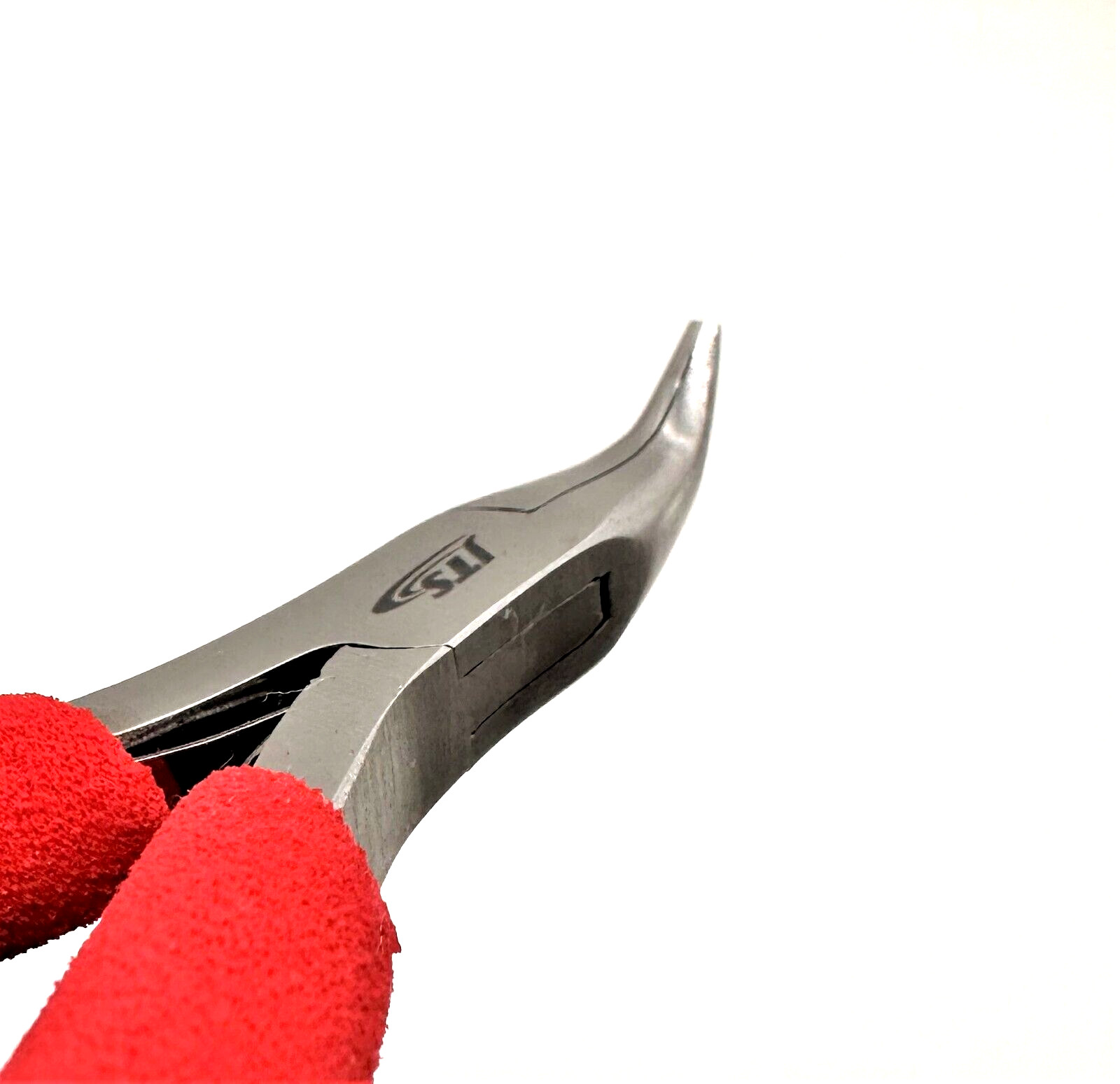 148mm Bent Nose Pliers Foam Handles Ergonomic Wire Wrapping Jewelry Making Tool