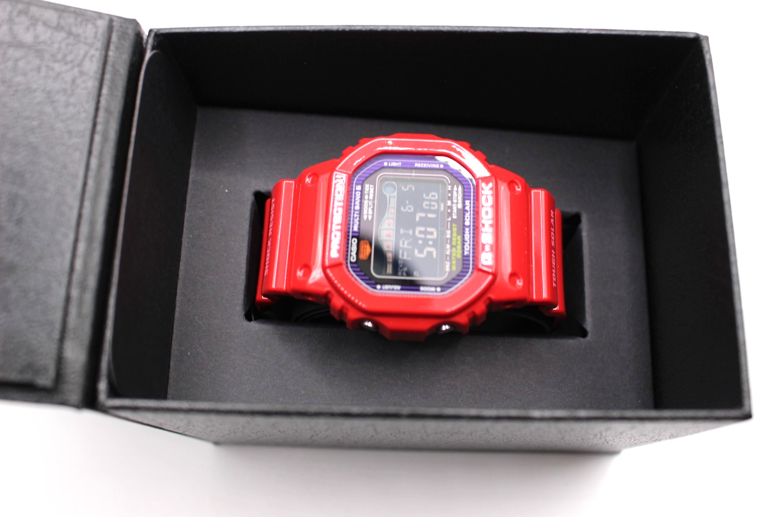 CASIO G-SHOCK GWX-5600C-4JF G-LIDE Tough Solar Radio Digital Men Wrist Watch Red