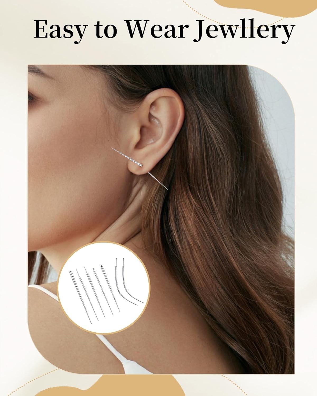 Piercing Taper Ball Grabber Tool for Changing Jewelry -Flat Back Earrings App…