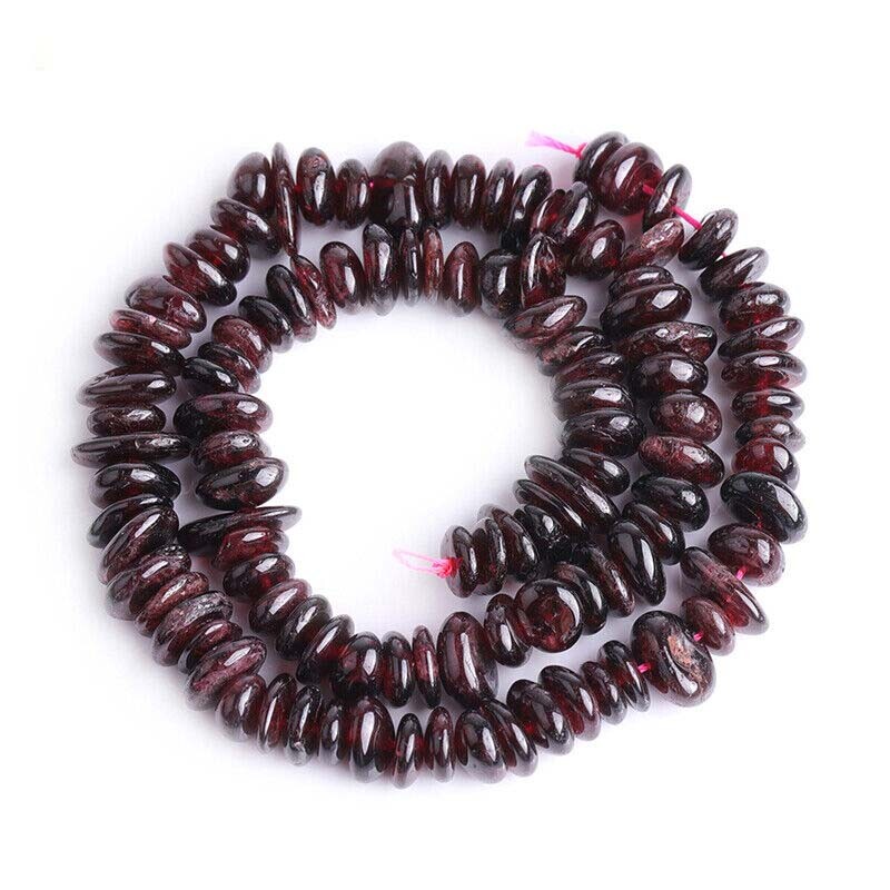 Natural Red Garnet Gemstone Irregular Gravel Loose Beads 15 ” Strand AA