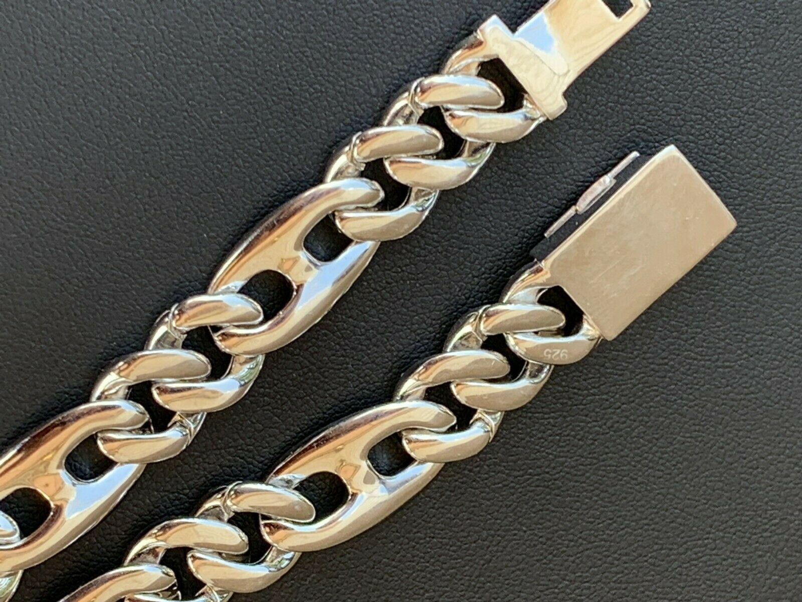 Mens Miami Cuban Iced Gucci Link Bracelet Solid 925 Silver Hip Hop CZ Hip Hop