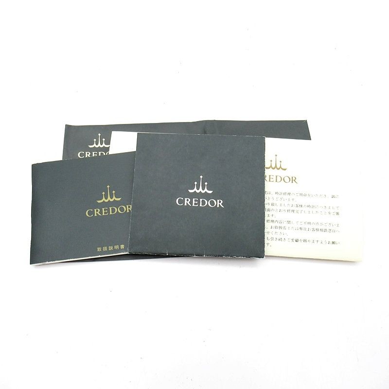 SEIKO Credor ladies watch GSBA010 4J85 0A20 and repair documents K18YG SS ladies
