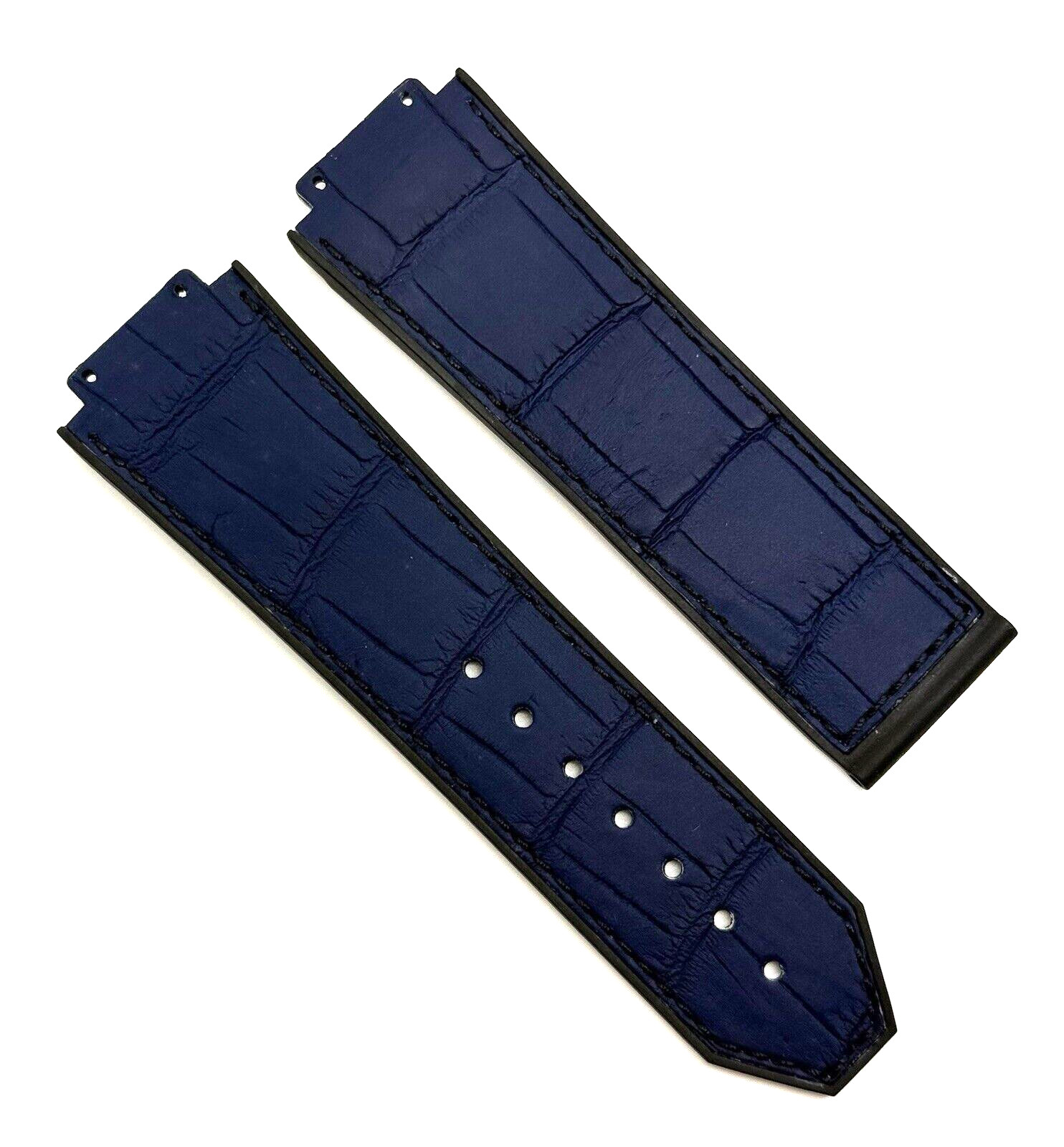 Hublot Big Bang 44mm 25mm x 22mm Blue Alligator Watch Strap Band Authentic OEM