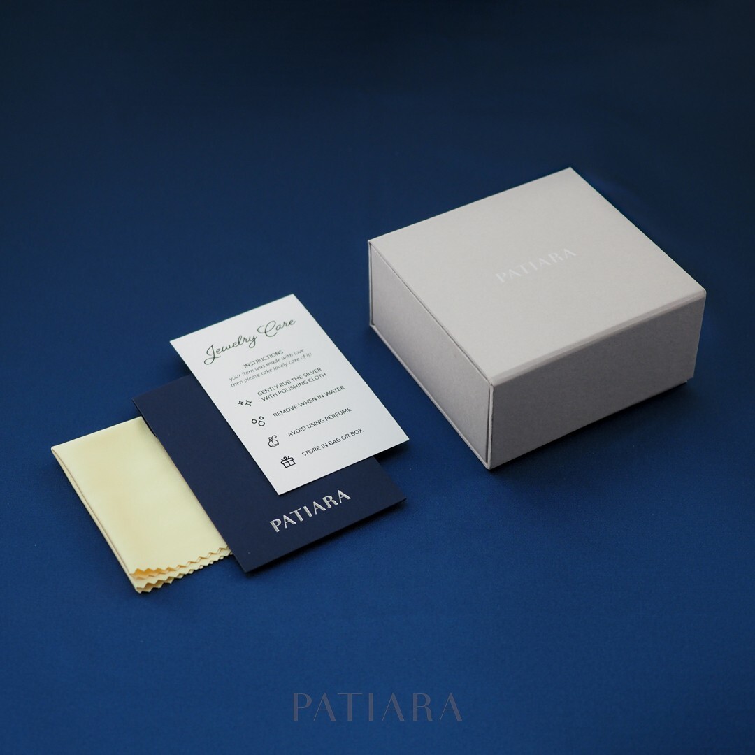 Patiara Unisex’s Handcraft Unique Bracelet 925 Silver with White Gold Plated