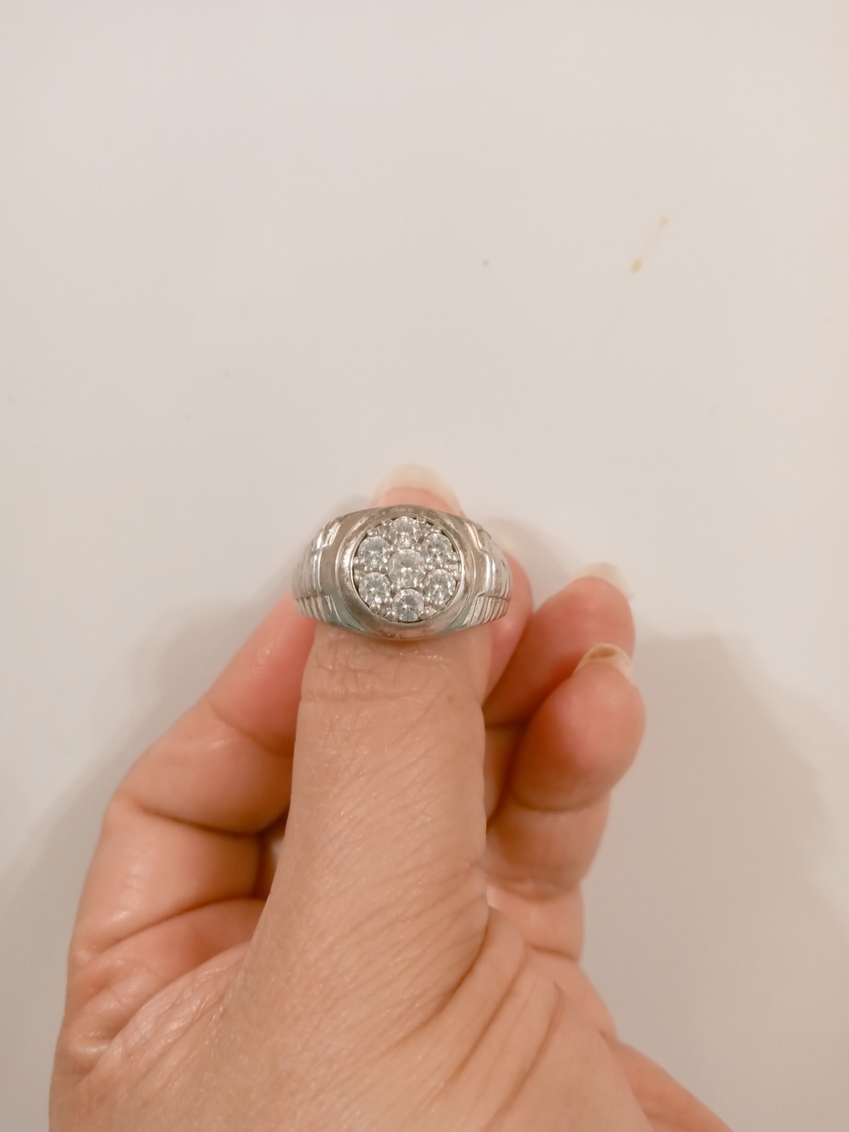 Vintage Sterling Silver Men Ring
