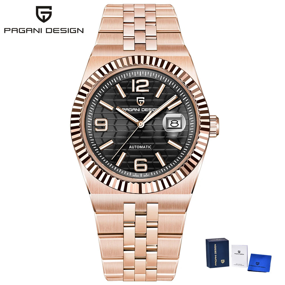 PAGANI DESIGN – Land Dweller 40 – New Watches 3D Rhombus Dial Luxury Automatic W
